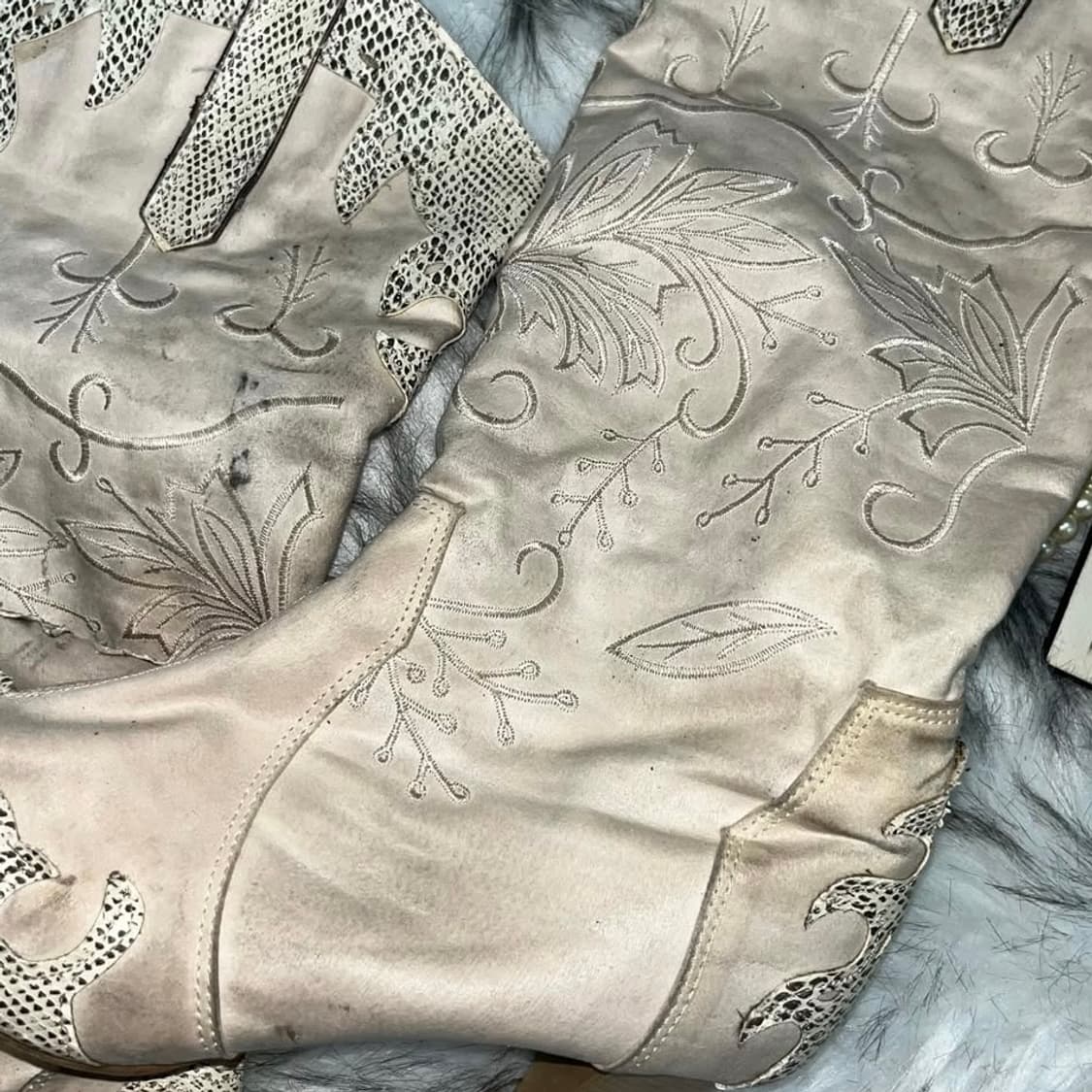 빈티지 웨스턴 부츠힐 상품이미지3