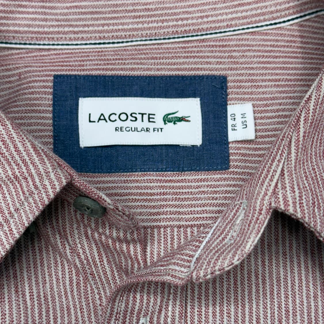 [M] 라코스테 스트라이프 셔츠 상품이미지5
