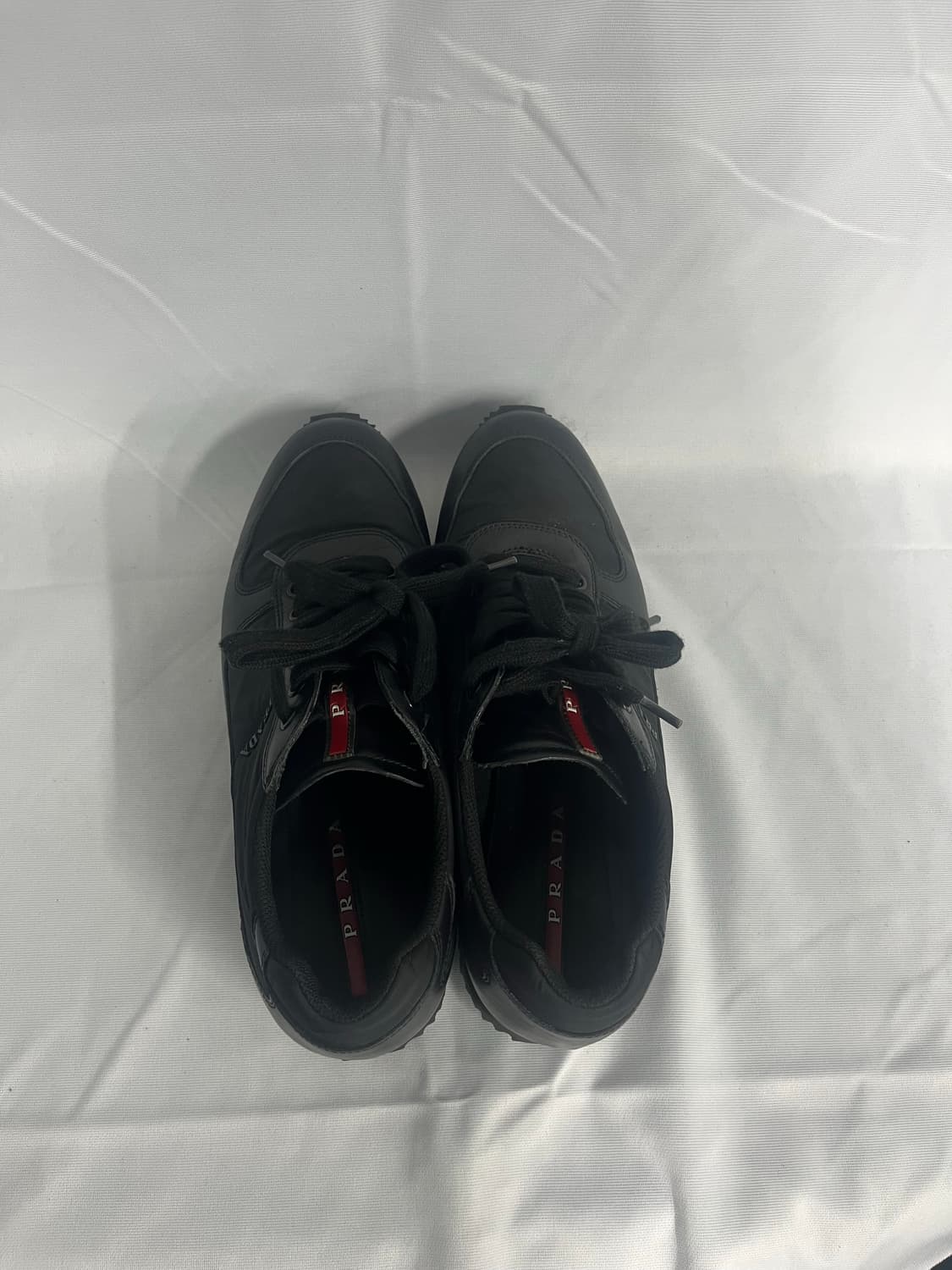 PRADA 프라다 가죽 나일론 스니커즈 6사이즈 상품이미지4