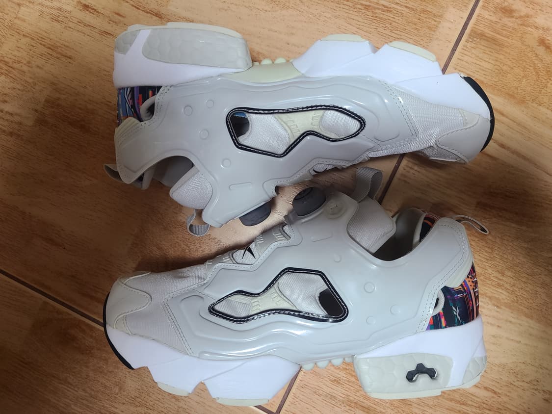 리복 펌프퓨리 샤인화이트 265(260추천) 상품이미지4