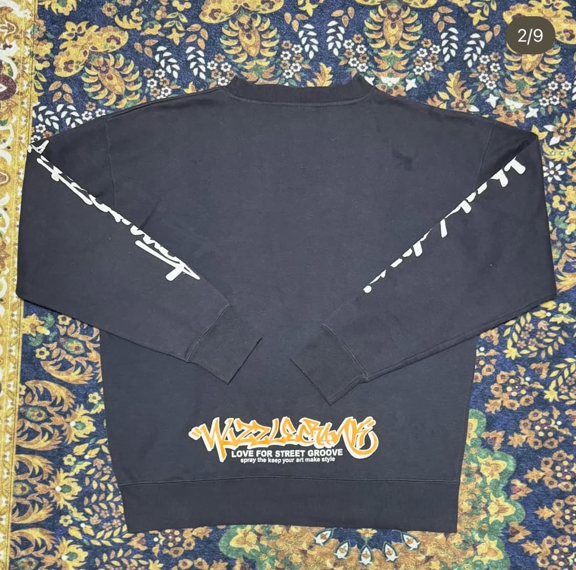 [재패니즈] OBLO 그래피티 오버핏 맨투맨 스웻셔츠 상품이미지2