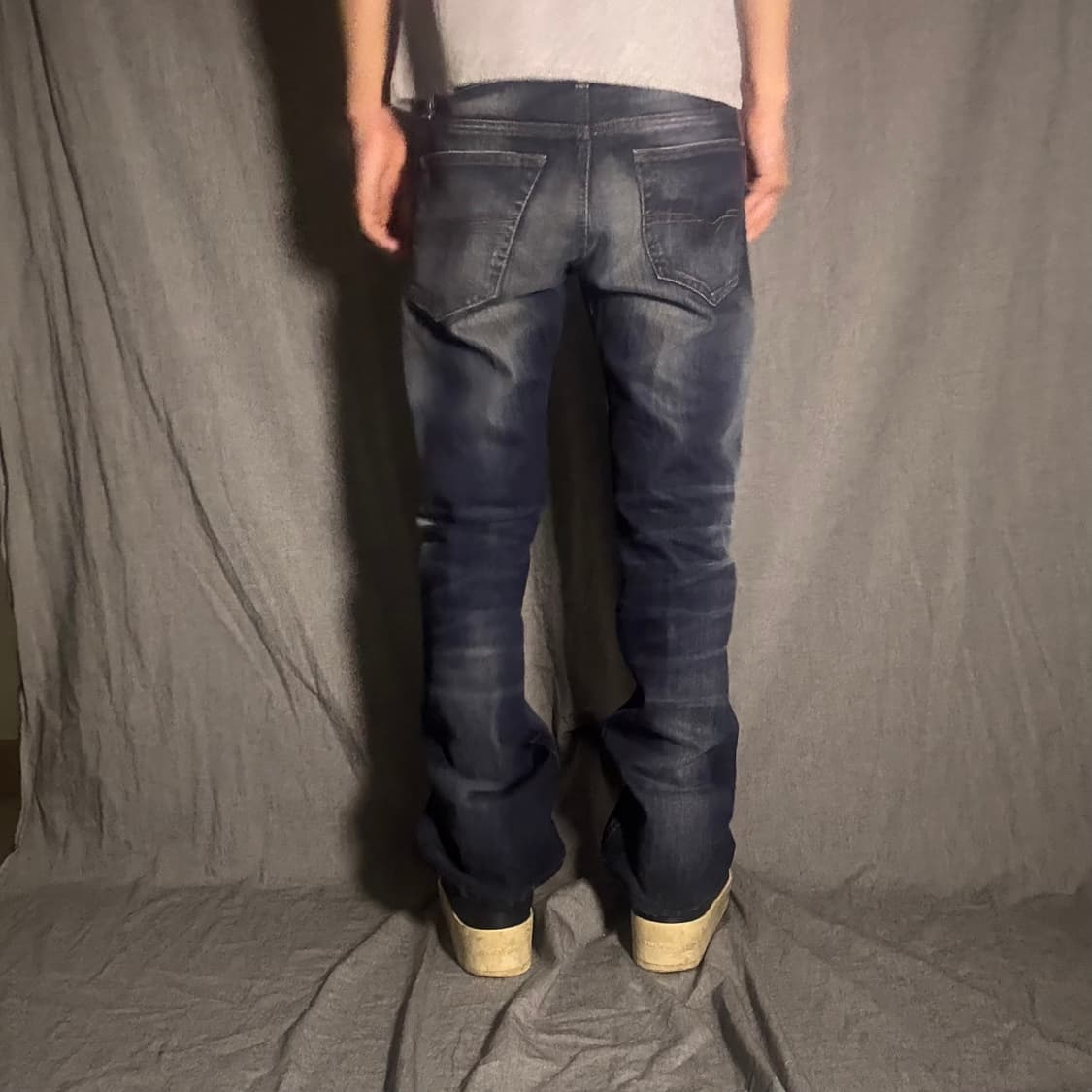 백화점 판 정품 디젤 워싱 데님 청바지 상품이미지2