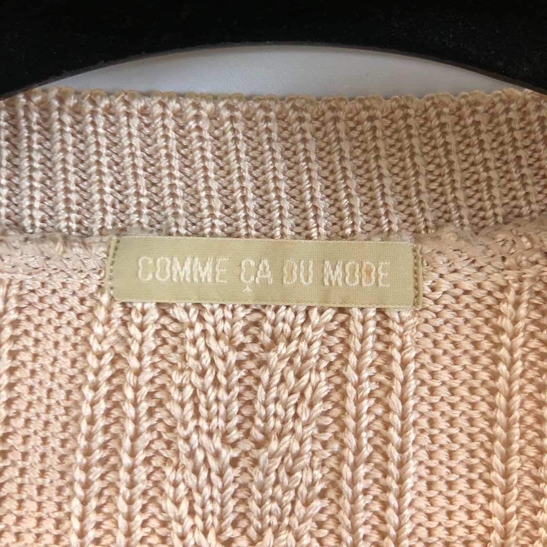 꼼사 데 모드 JPN 케이블 코튼 가디건 M 상품이미지5