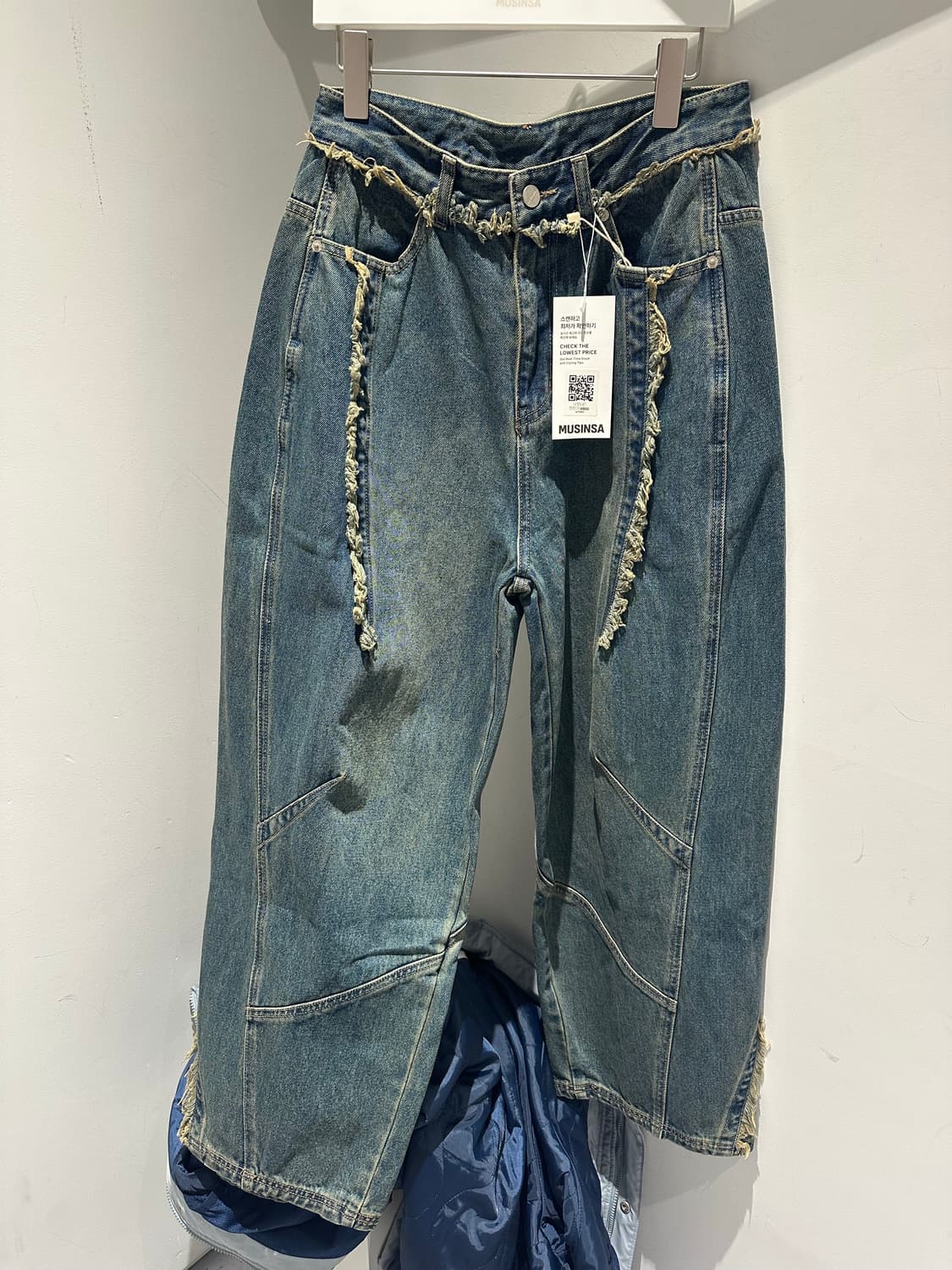 낫포너드 와이드 데님 팬츠 상품이미지1