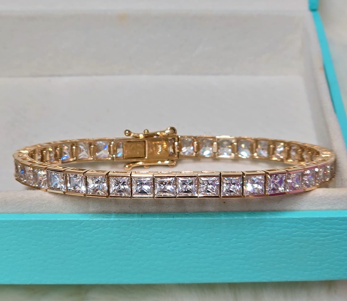 14k테니스팔찌 4mm 보증서포함 상품이미지1