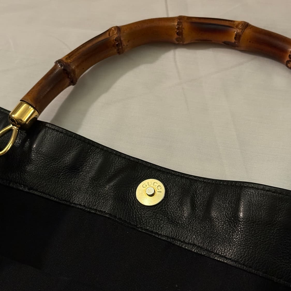 구찌 뱀부 핸들 토트 숄더백 상품이미지4