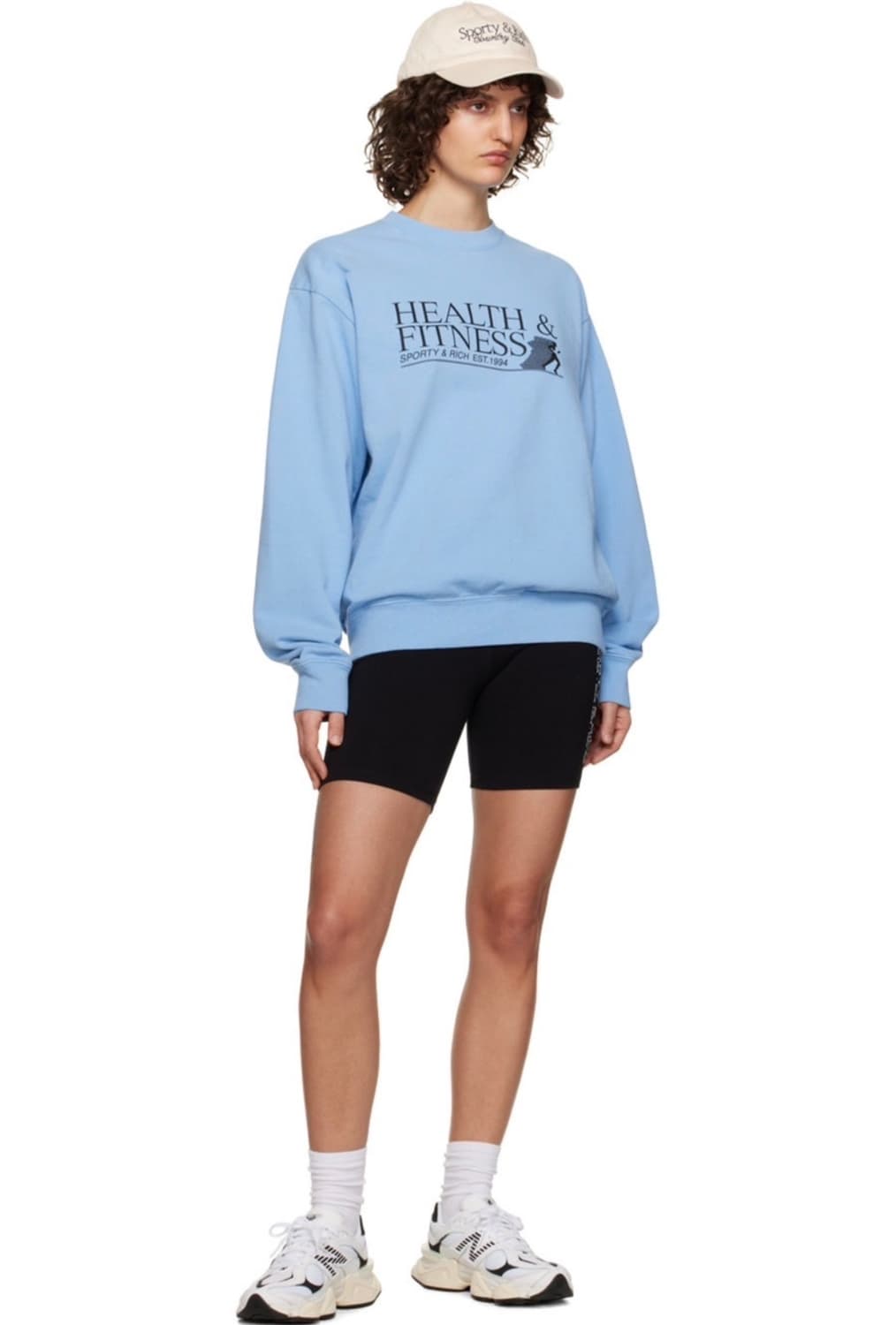 [3] 스포티앤리치 헬스 앤 피트니스 맨투맨 스카이블루 상품이미지4