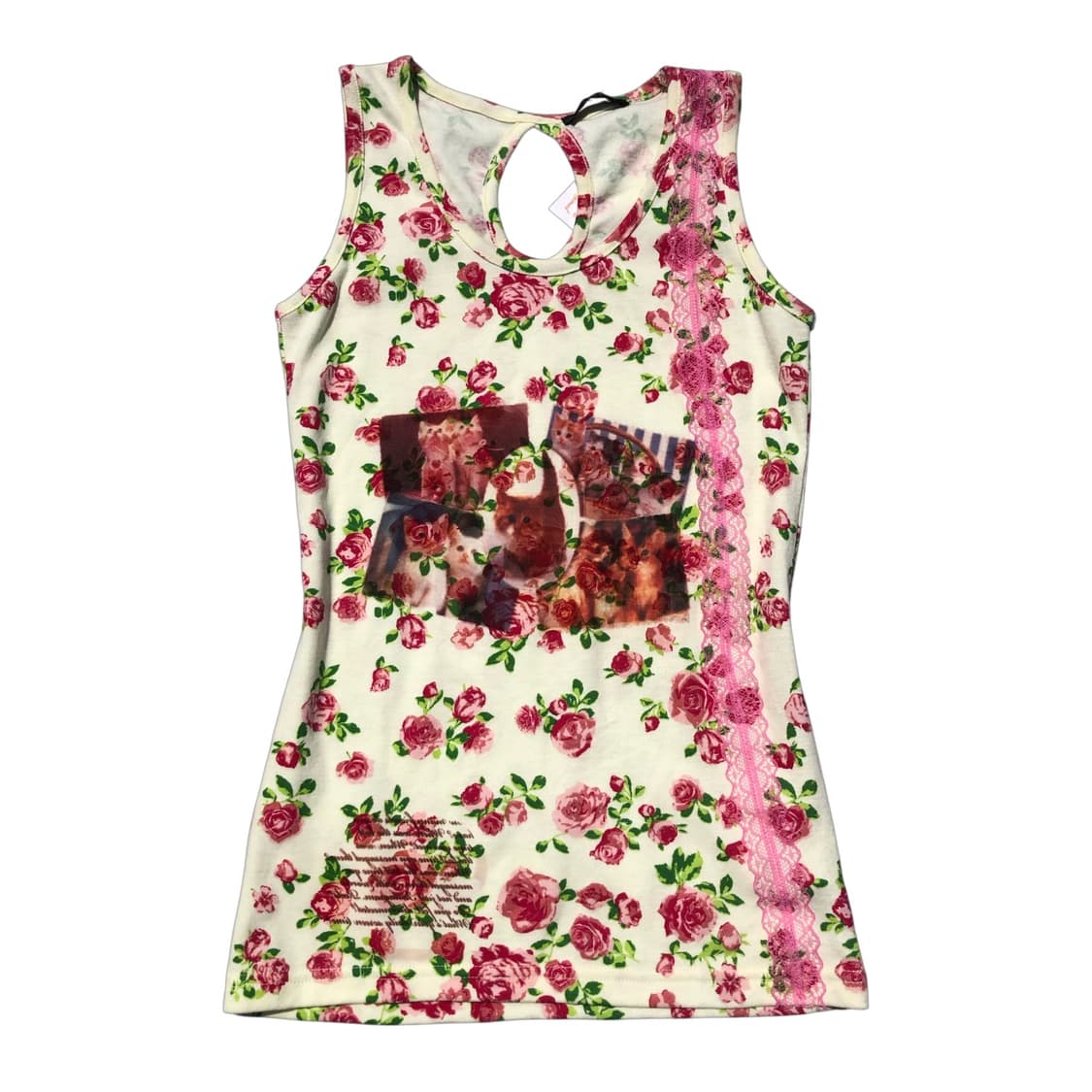 Kitty floral lace sleeveless 상품이미지2
