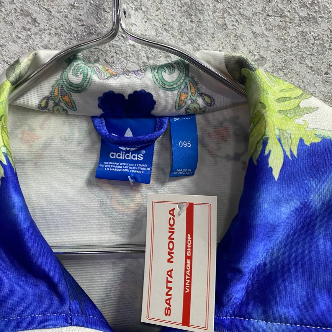 아디다스 00s 오리지널 빅로고 패턴 배색 크롭 트략탑 져지 B3119 상품이미지4