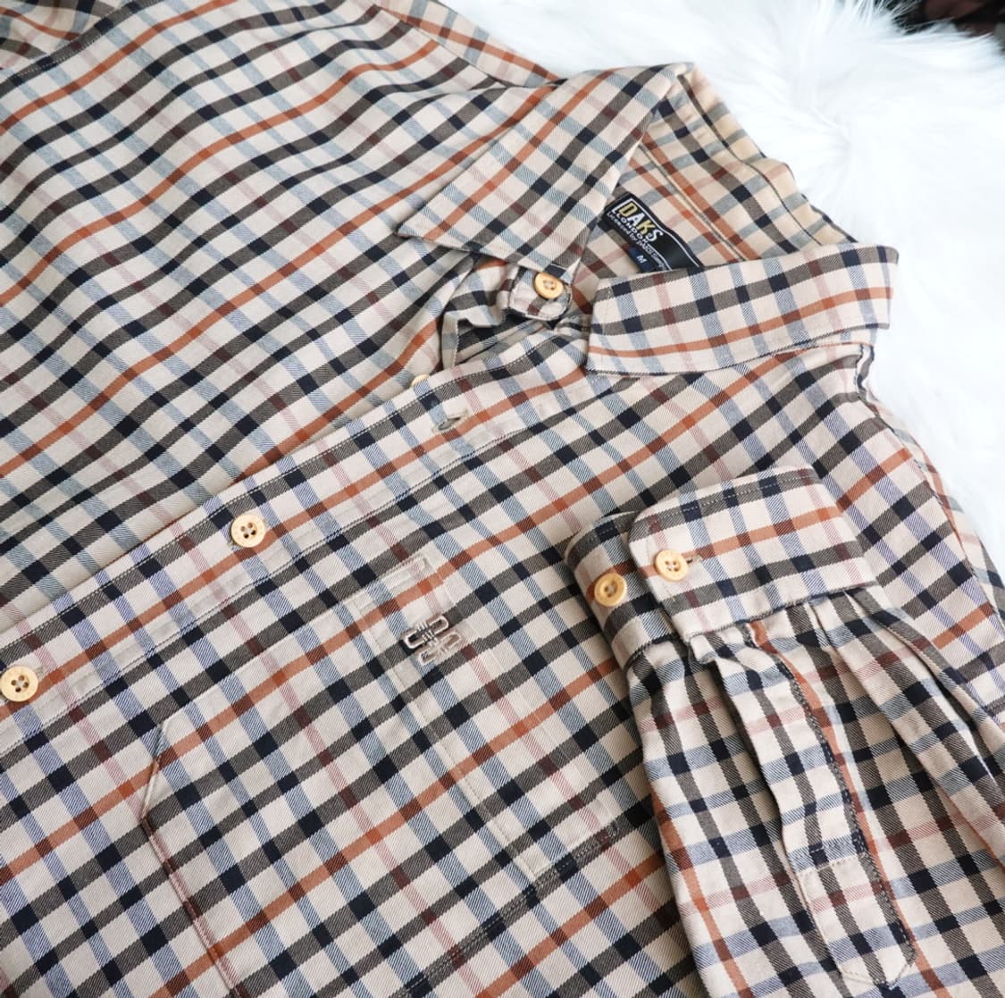 닥스 DAKS 클래식 체크 셔츠 1930 상품이미지4