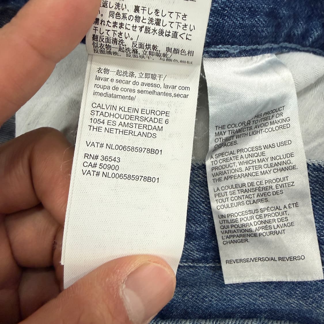 (34)캘빈클라인 Calvinklein 사이드라인 데님팬츠 상품이미지5