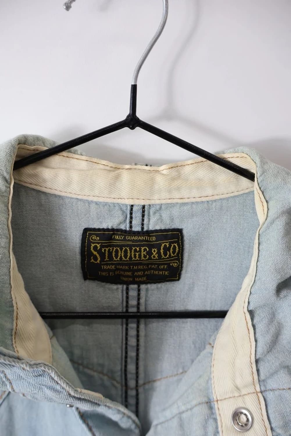 STOOGE & CO Denim Western Shirt 상품이미지8
