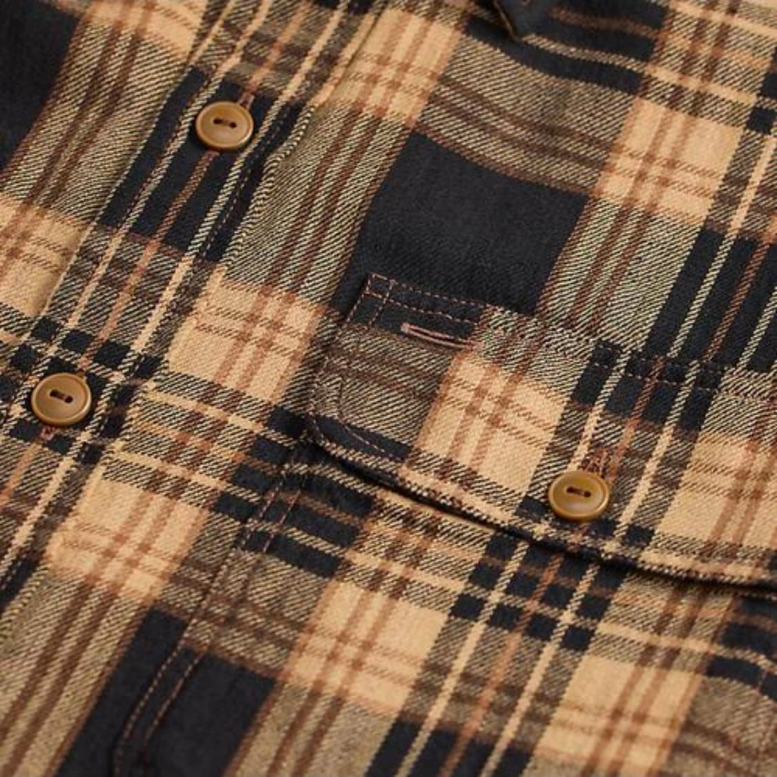 RRL 플래드 코튼 리넨 워크셔츠 상품이미지4