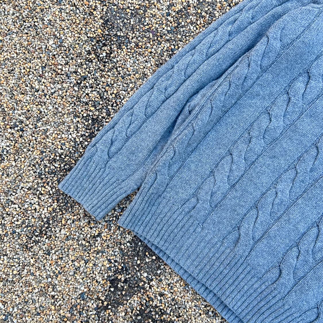 폴로 랄프로렌(polo ralph lauren)다크 그레이 반버튼 케이블 상품이미지3