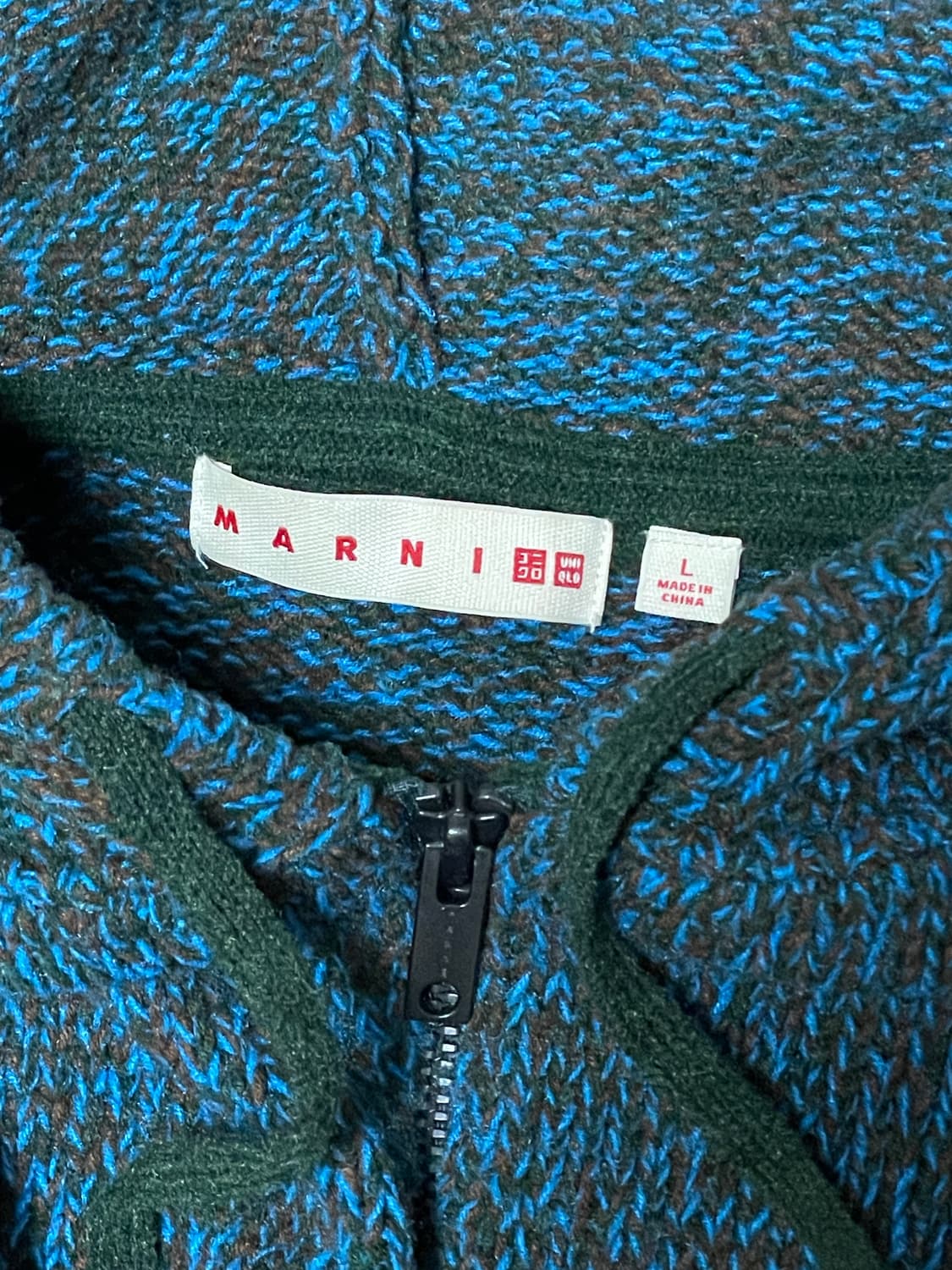 마르니 유니클로 니트 후드집업 상품이미지3