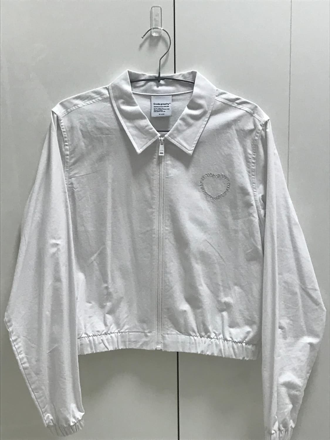 코드그라피 옥스포드 크롭 블루종 상품이미지5