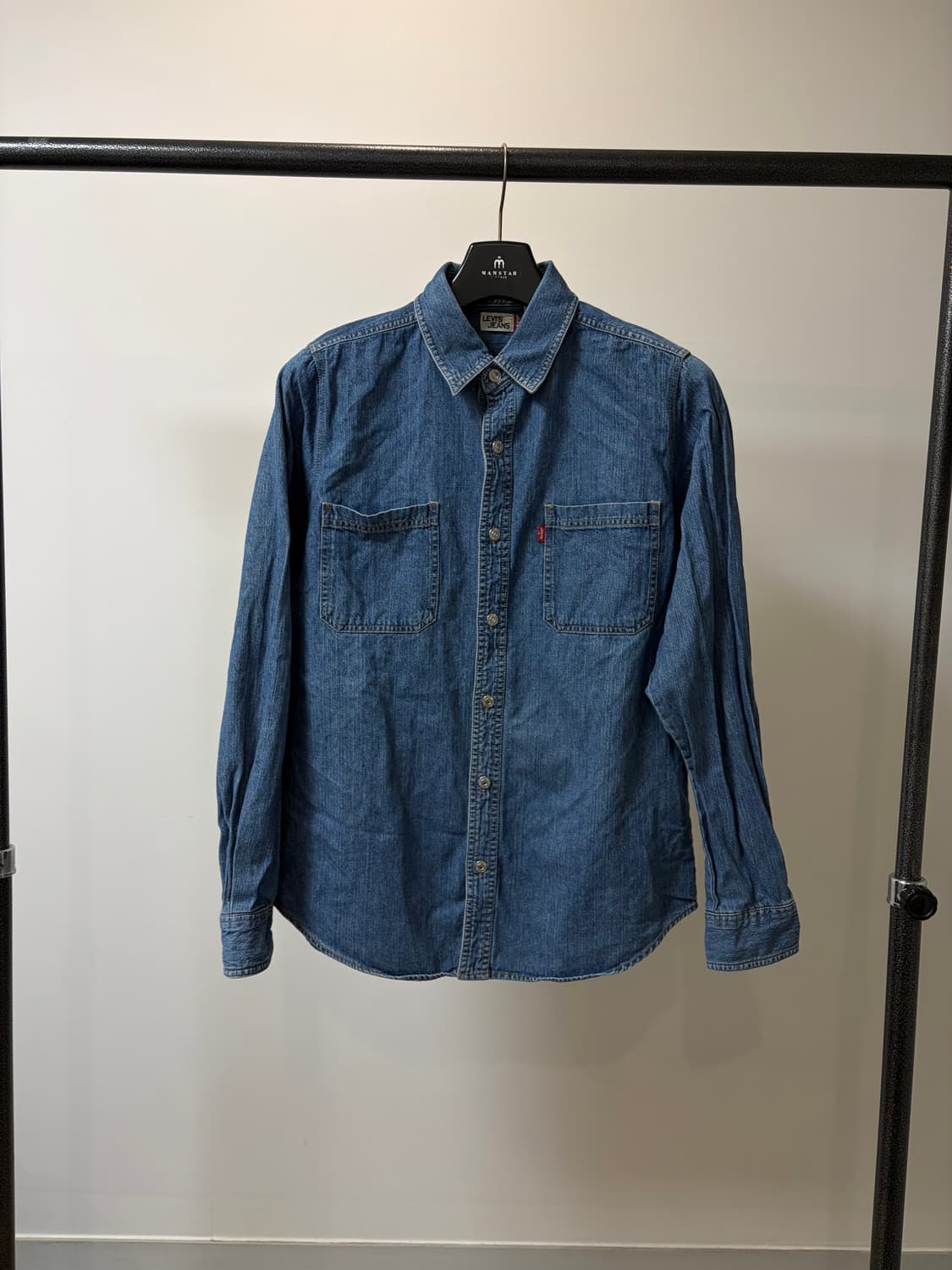 (M) Levis 리바이스 투포켓 워크 데님 셔츠 상품이미지1