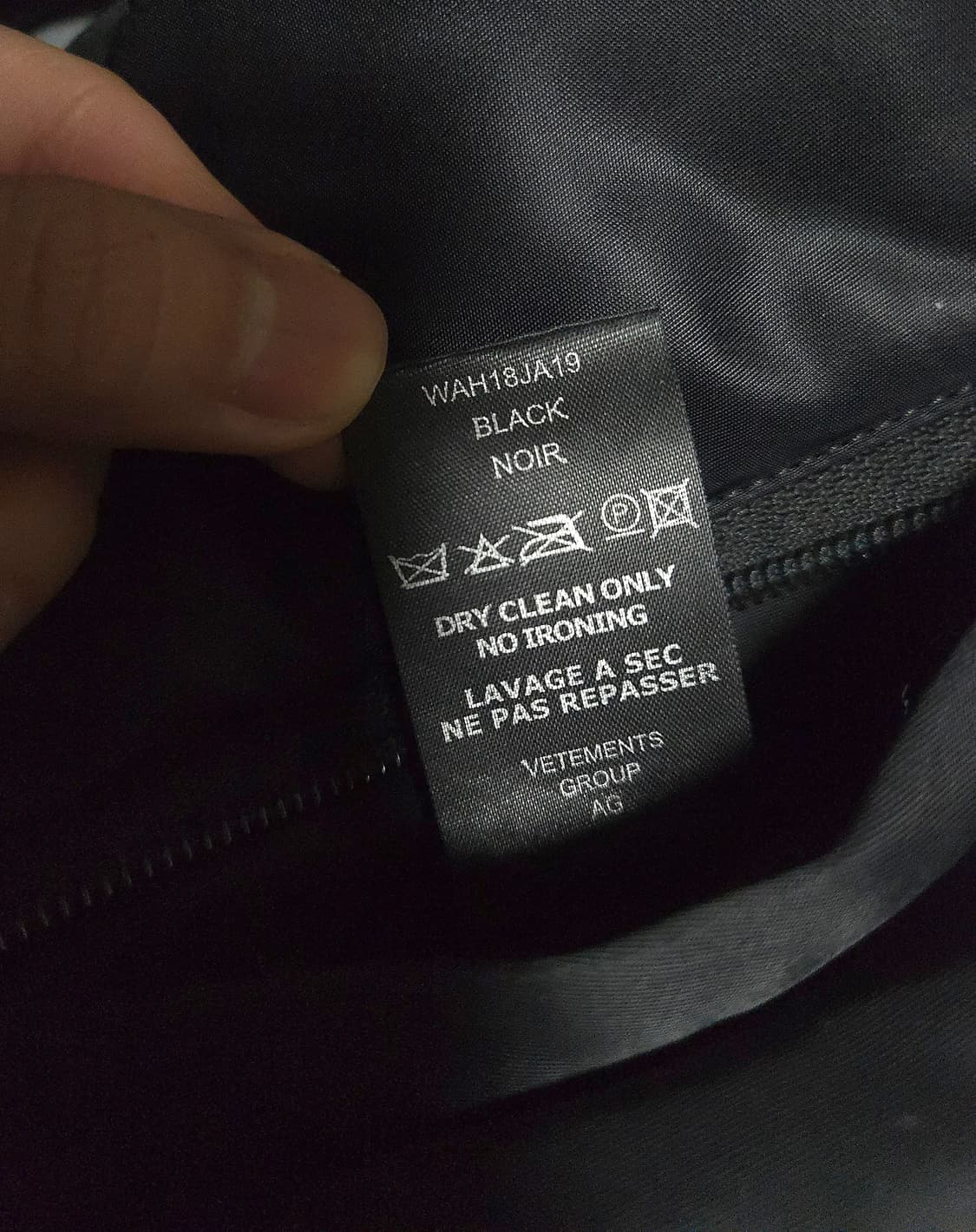 베트멍 112 리버시블 유틸리티 자켓 폴리스 크롭 봄버 블랙 상품이미지6