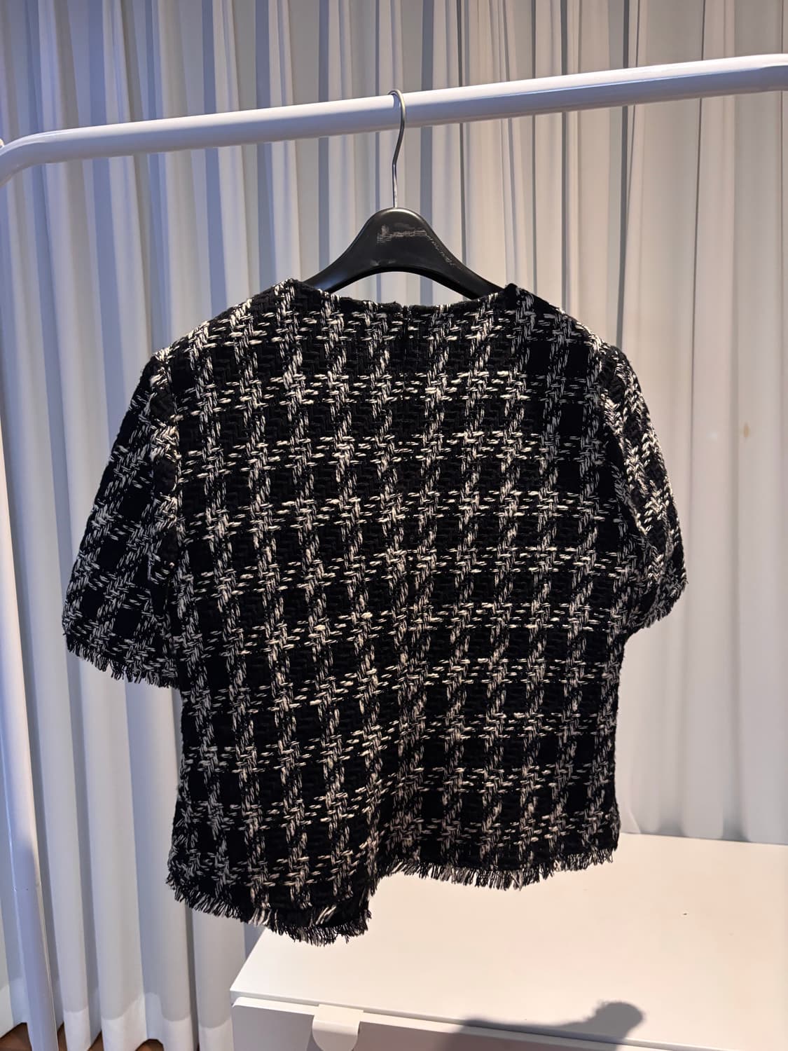 자라 zara 반팔 트위드 상품이미지2