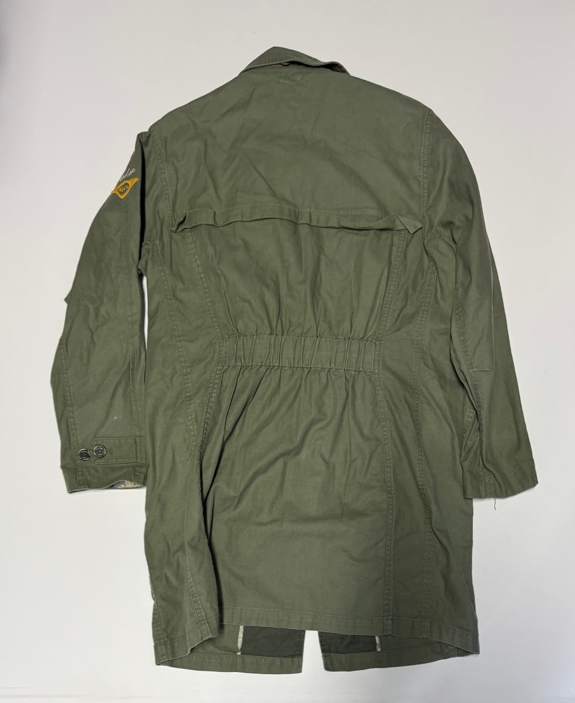 여성 써스데이아일랜드 필드 야상 롱 자켓 상품이미지2