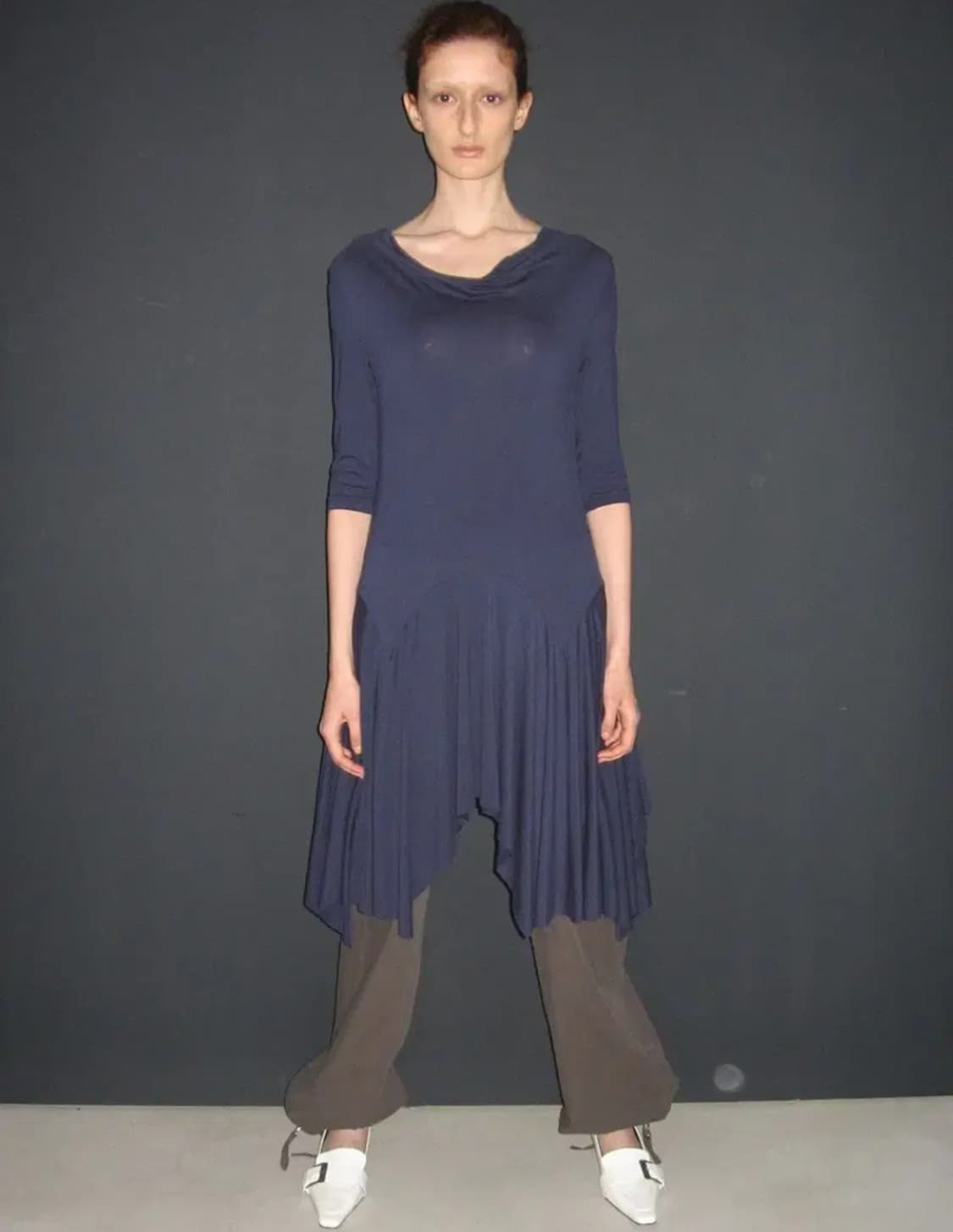 Partimento drape dress 상품이미지3