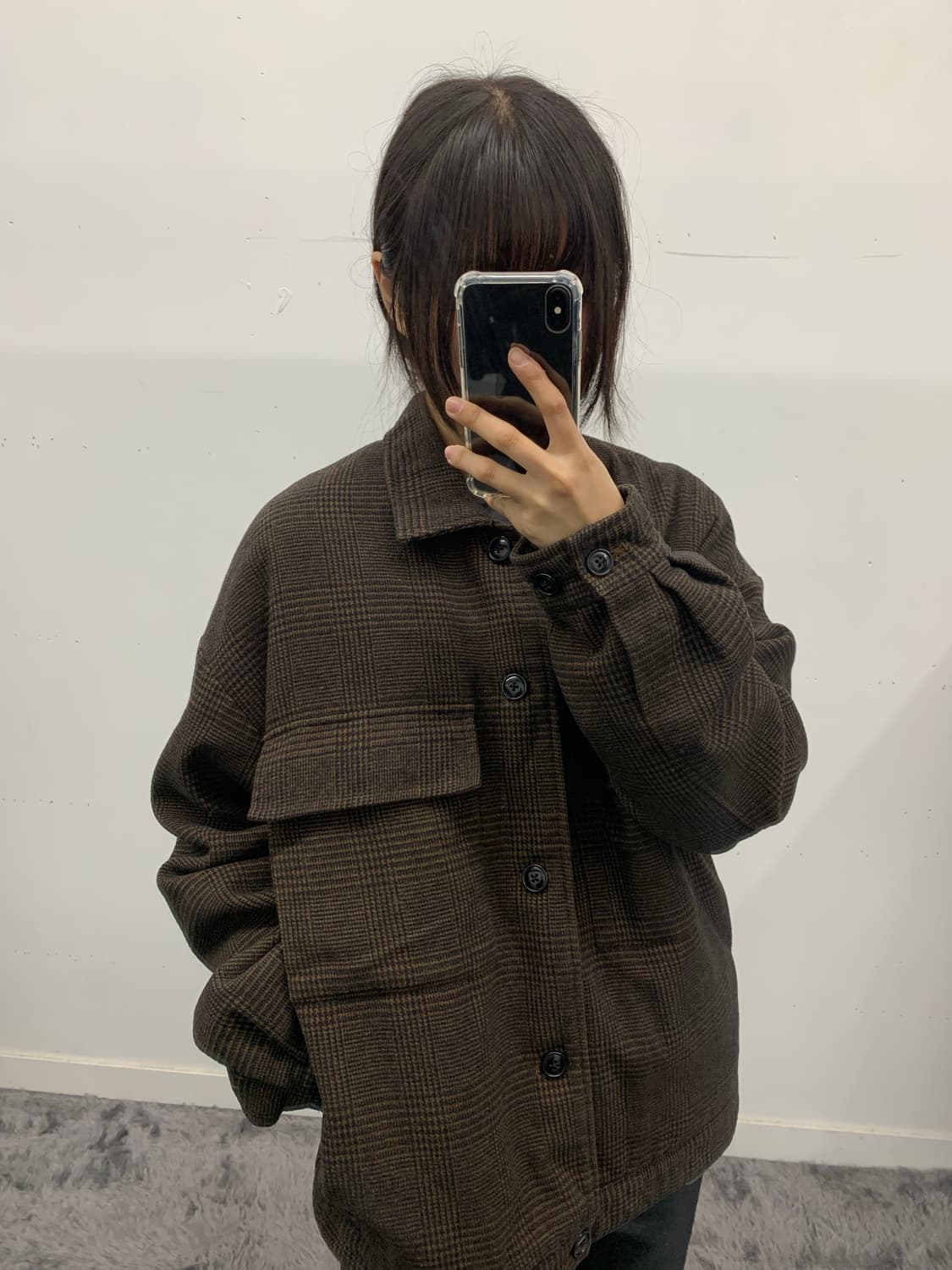 Jun red 재패니즈 체크 울 자켓 상품이미지2