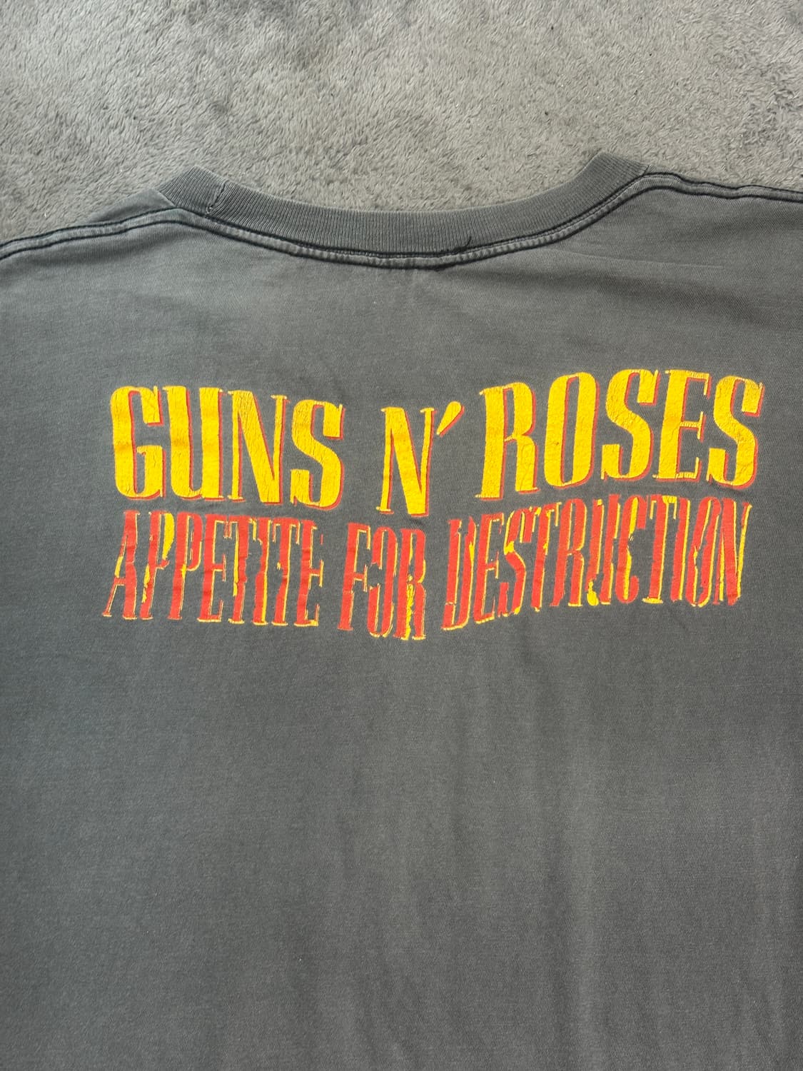 1988' Guns N' Roses 투어 티셔츠 L 상품이미지4