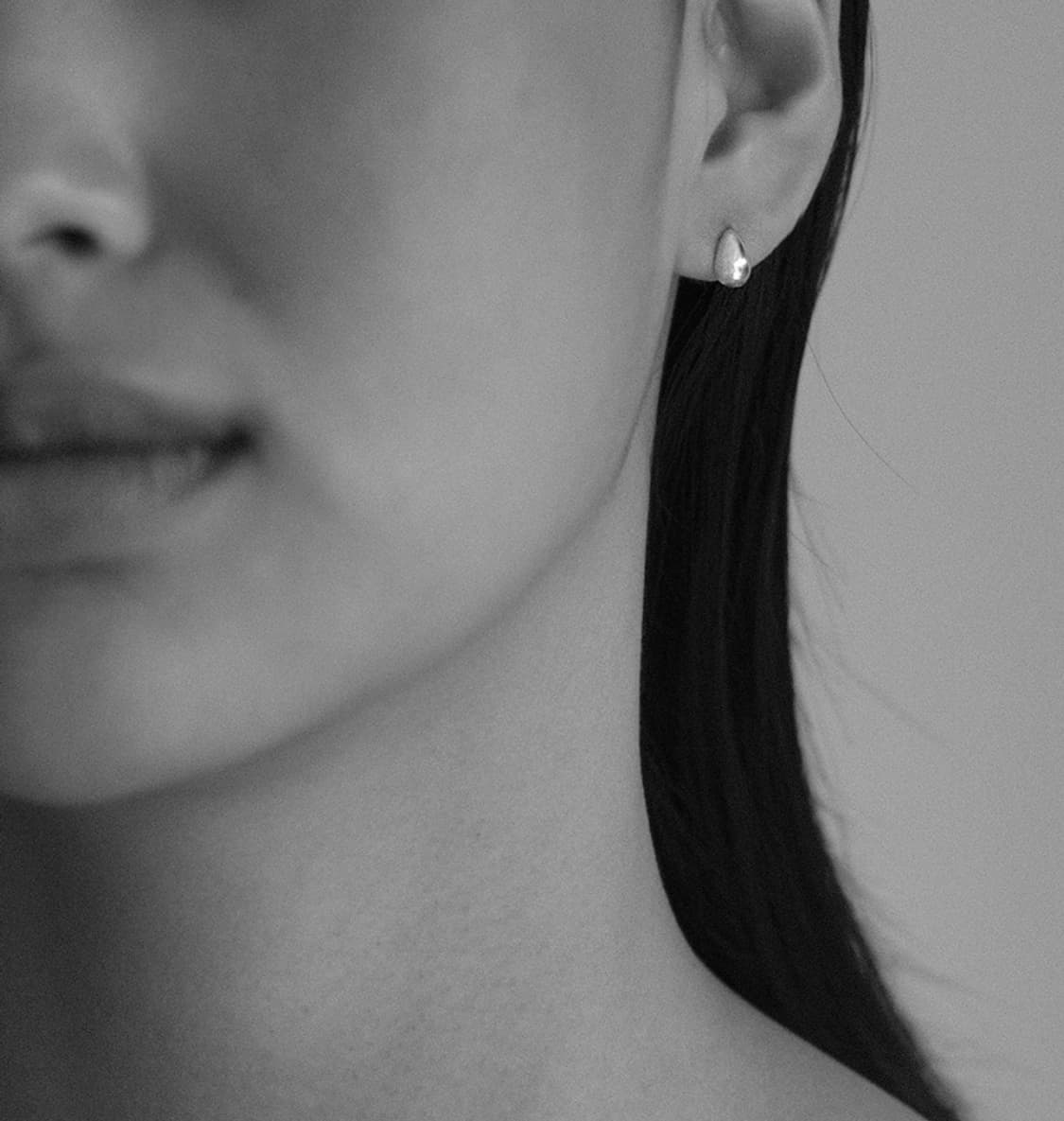 Silver925 은골드 미니에그 귀걸이 상품이미지3