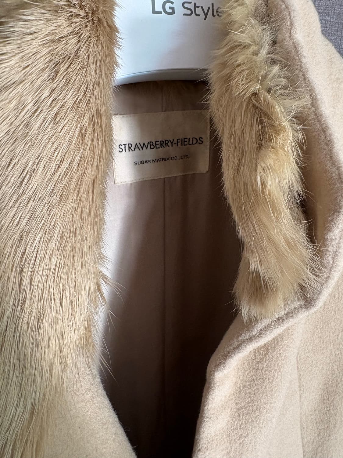 STRAWBERRY-FIELDS 앙고라 래빗퍼 코트 JAPAN 상품이미지2