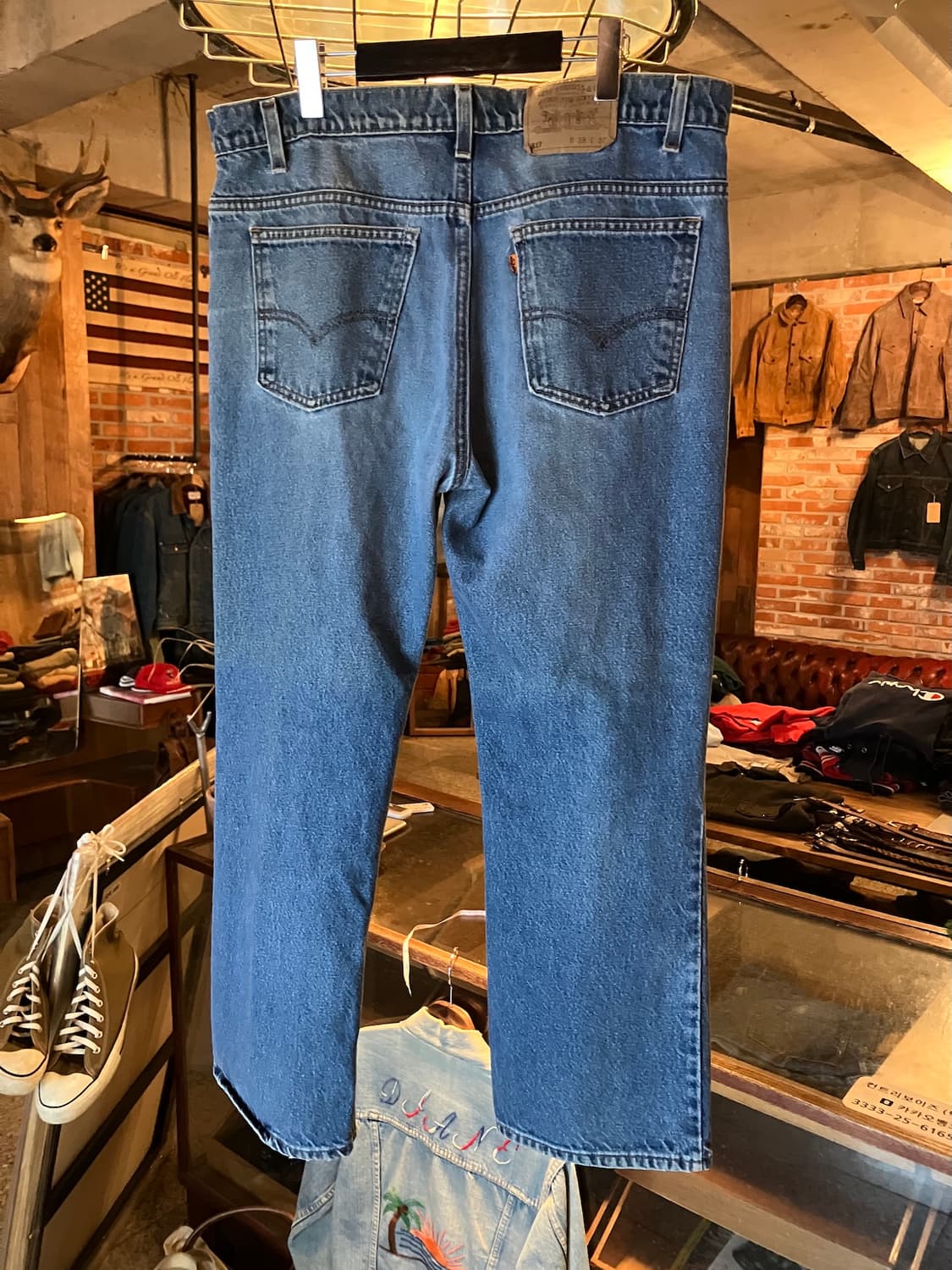 90s USA Levis 517 Boot Cut Denim Pants 상품이미지5