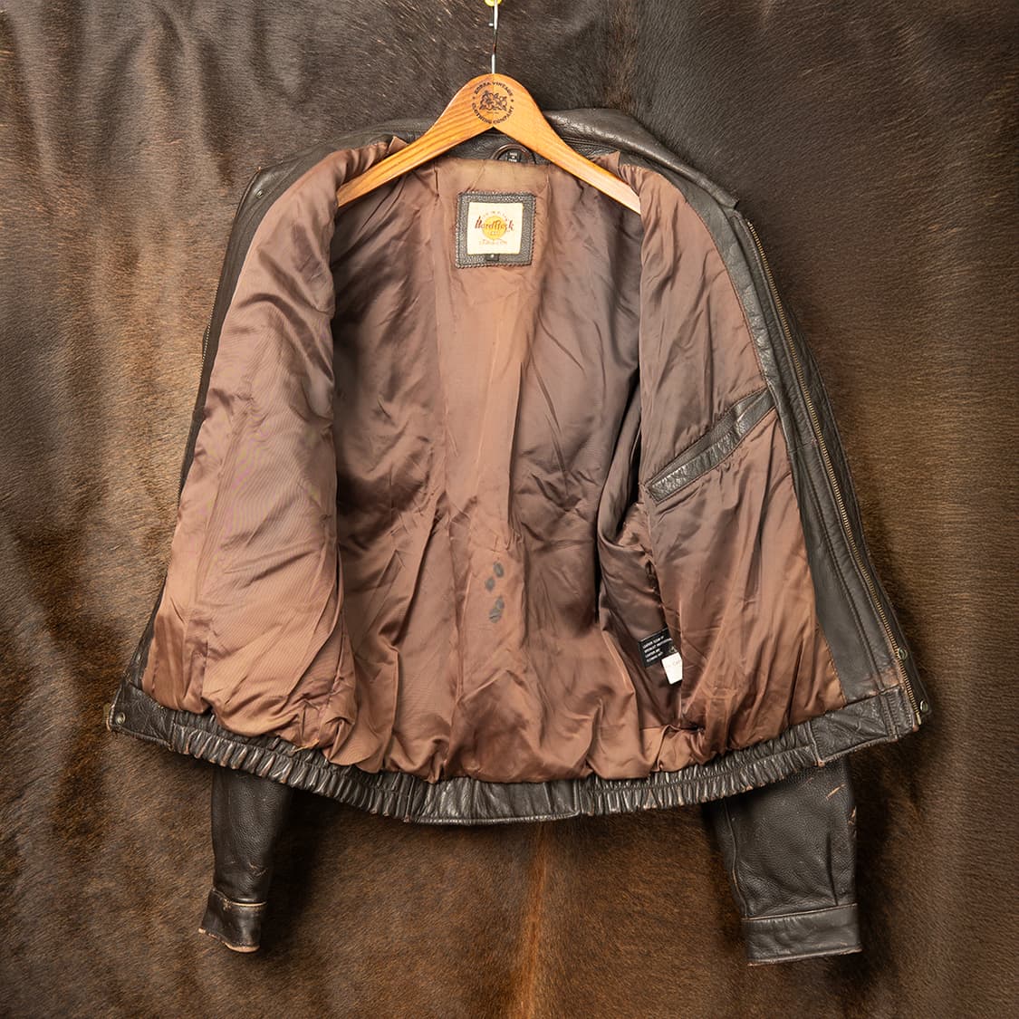 [103] 90s~ 하드락카페 DENVER 레더자켓  상품이미지7