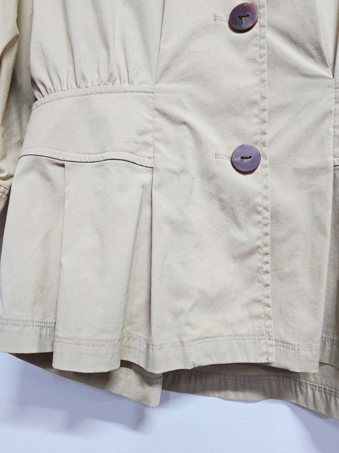 g studio 베이지색 자켓 7부 상품이미지3