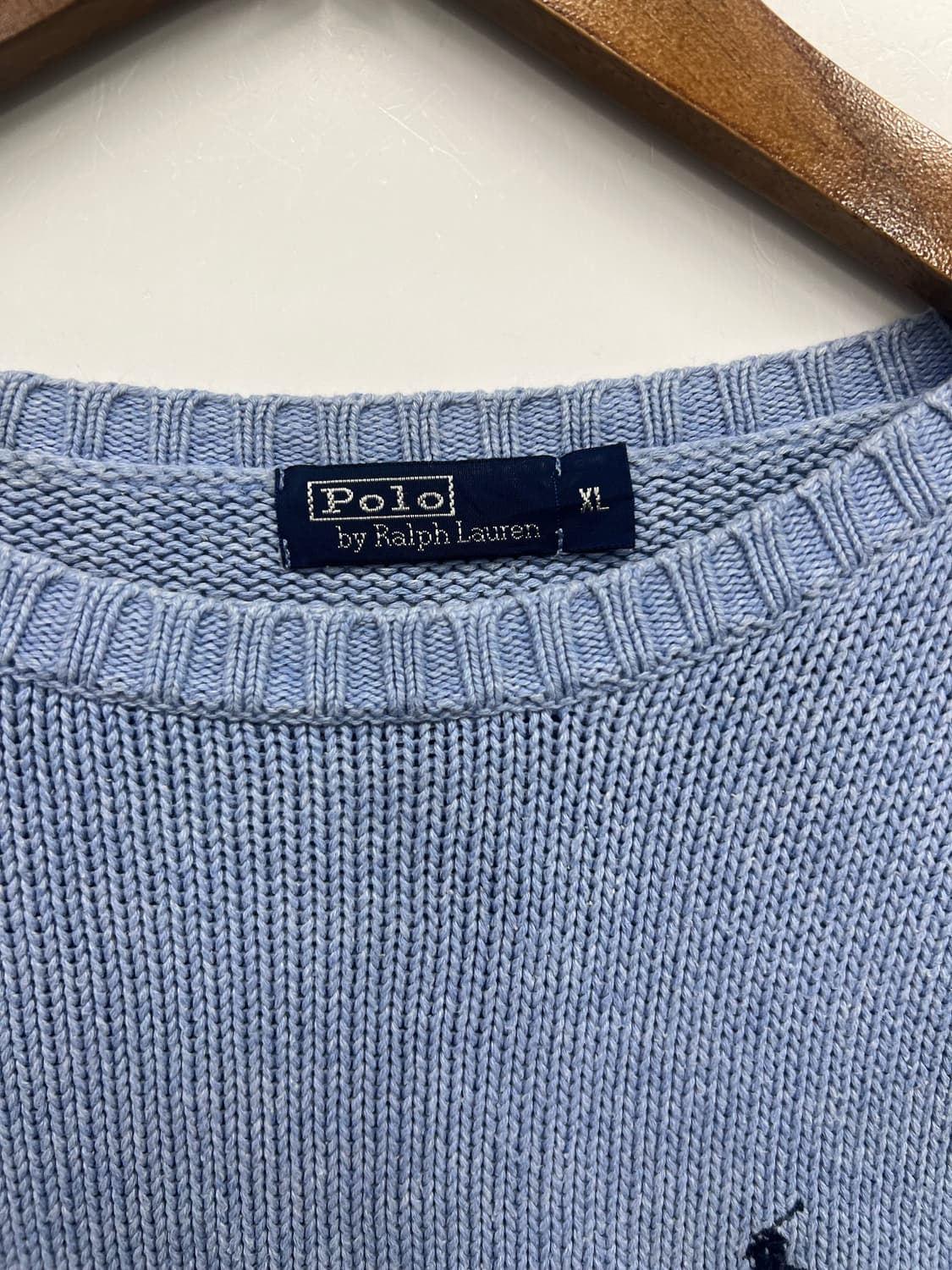 폴로 하늘색 니트  상품이미지2