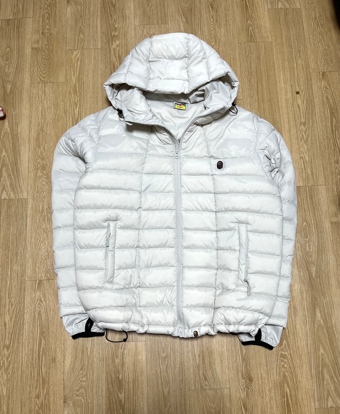 베이프 경량패딩 (아이보리) 상품이미지1