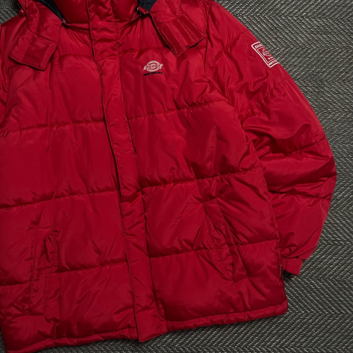 디키즈 USA 오리지날 퀼팅 경량 패딩 레드 o 5264 상품이미지2