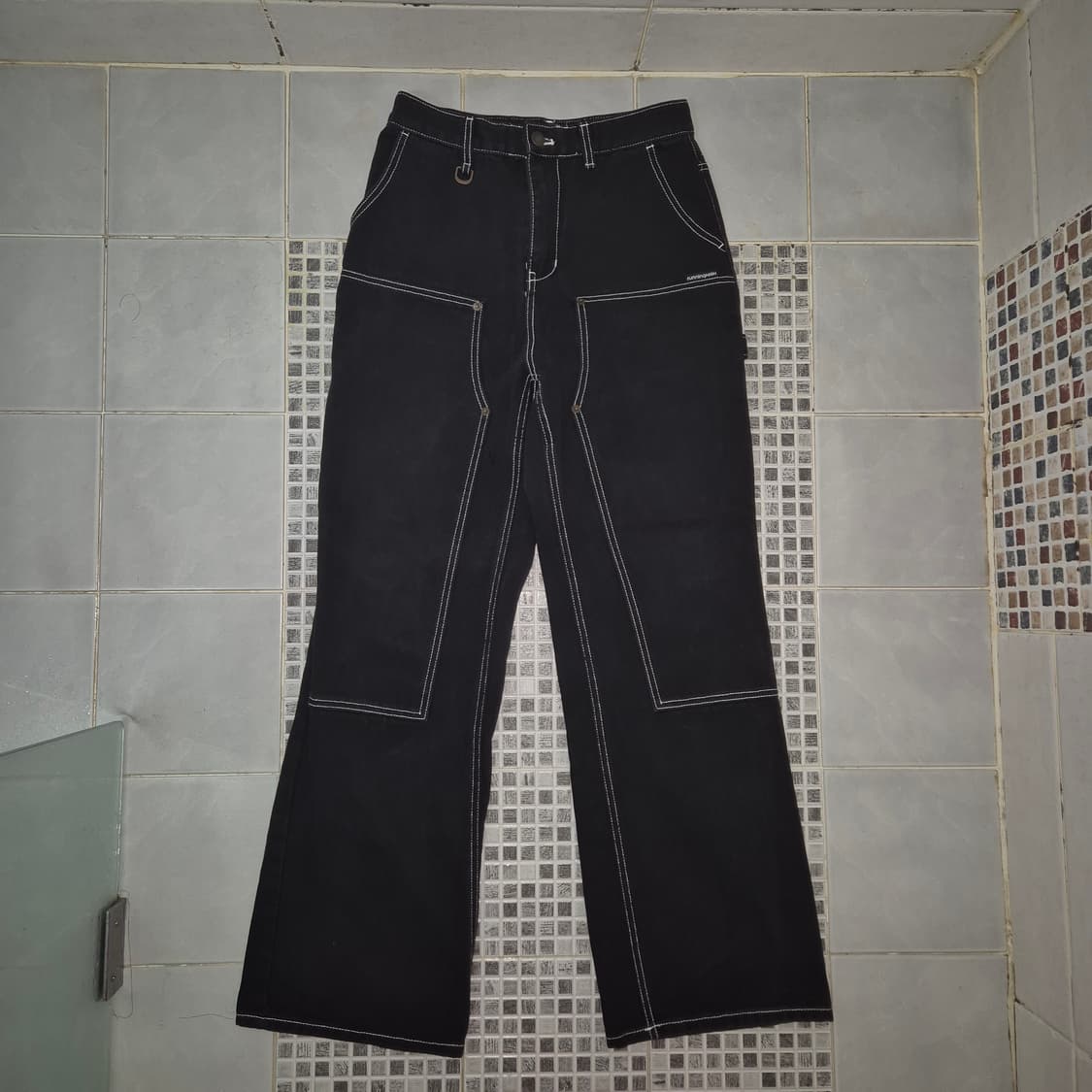 러닝하이 스티치 포인트 코튼 카펜터 팬츠 상품이미지1