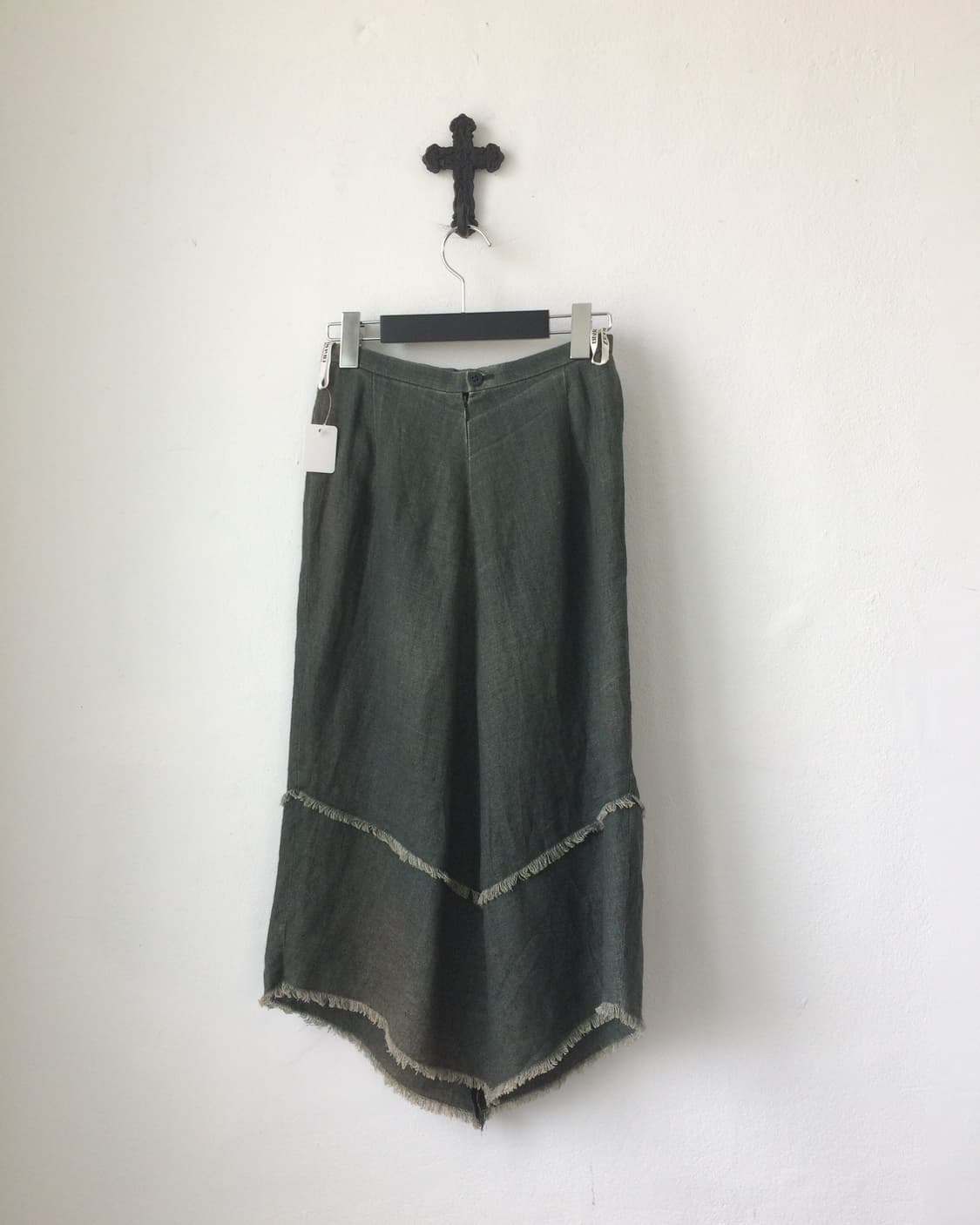 Fringe point western mood long skirt 상품이미지3
