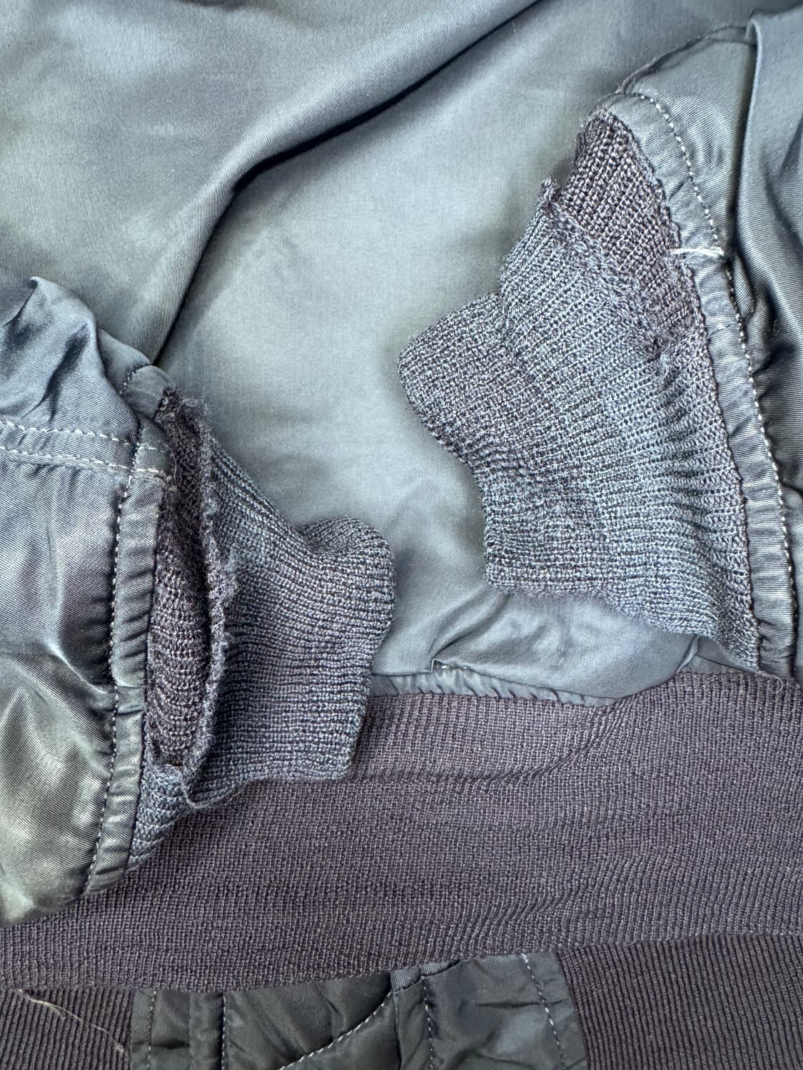 빈티지 90s 알파인더스트리 B-15C 항공자켓 네이비 40 상품이미지10