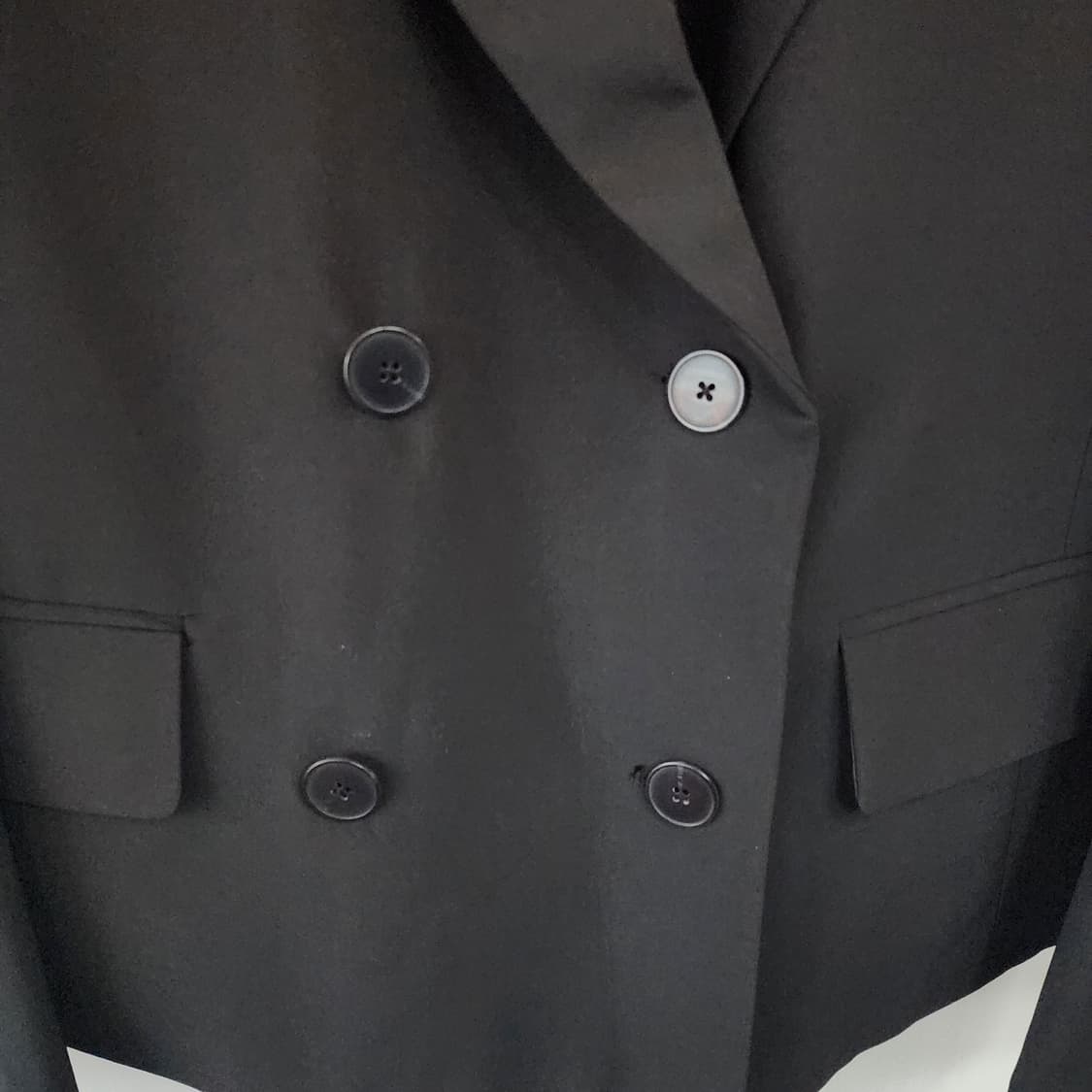 더핸드메이드 블랙 더블 브레스티드 자켓 상품이미지3