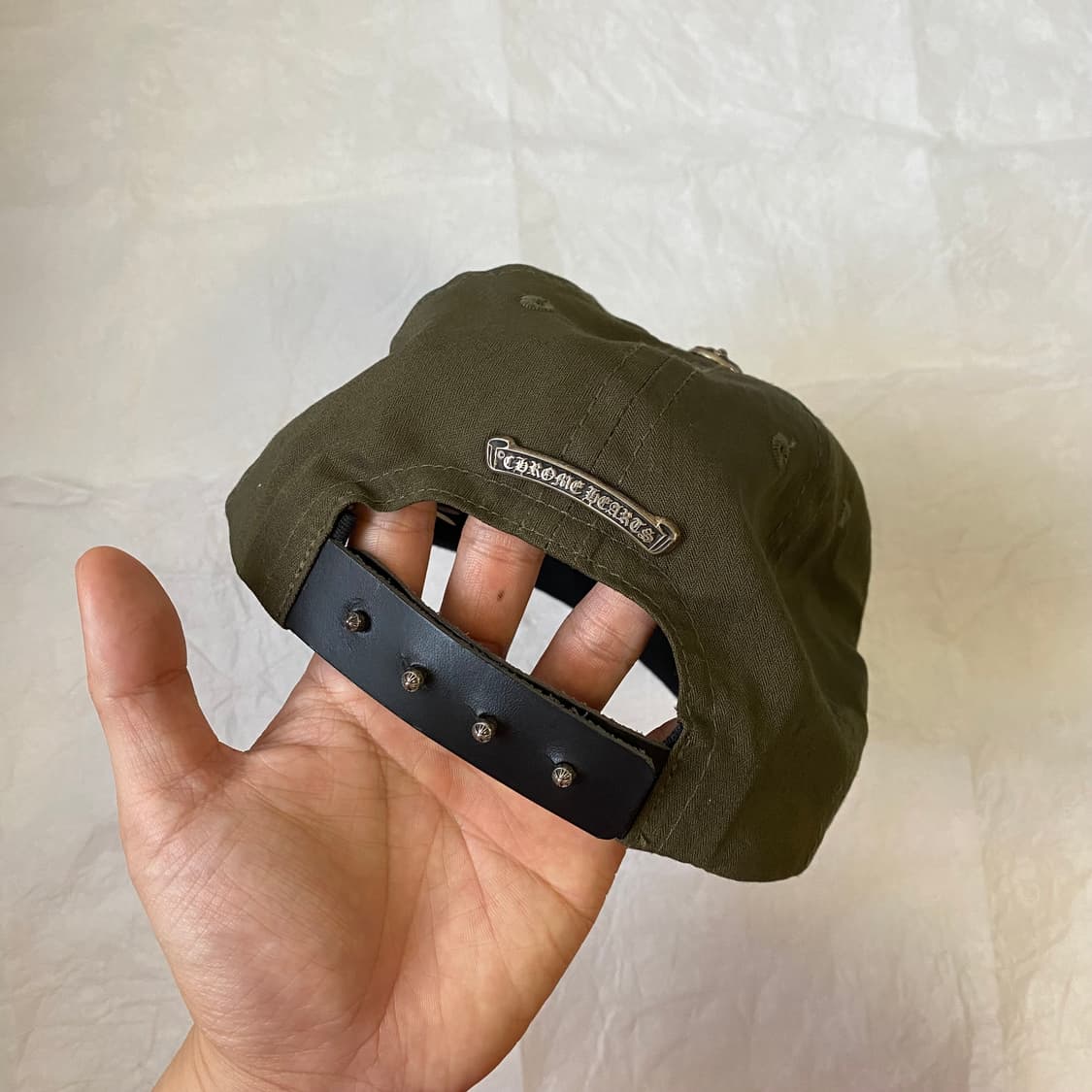 [Free] 크롬하츠 앰브로이드 대거 캡 카키 상품이미지4