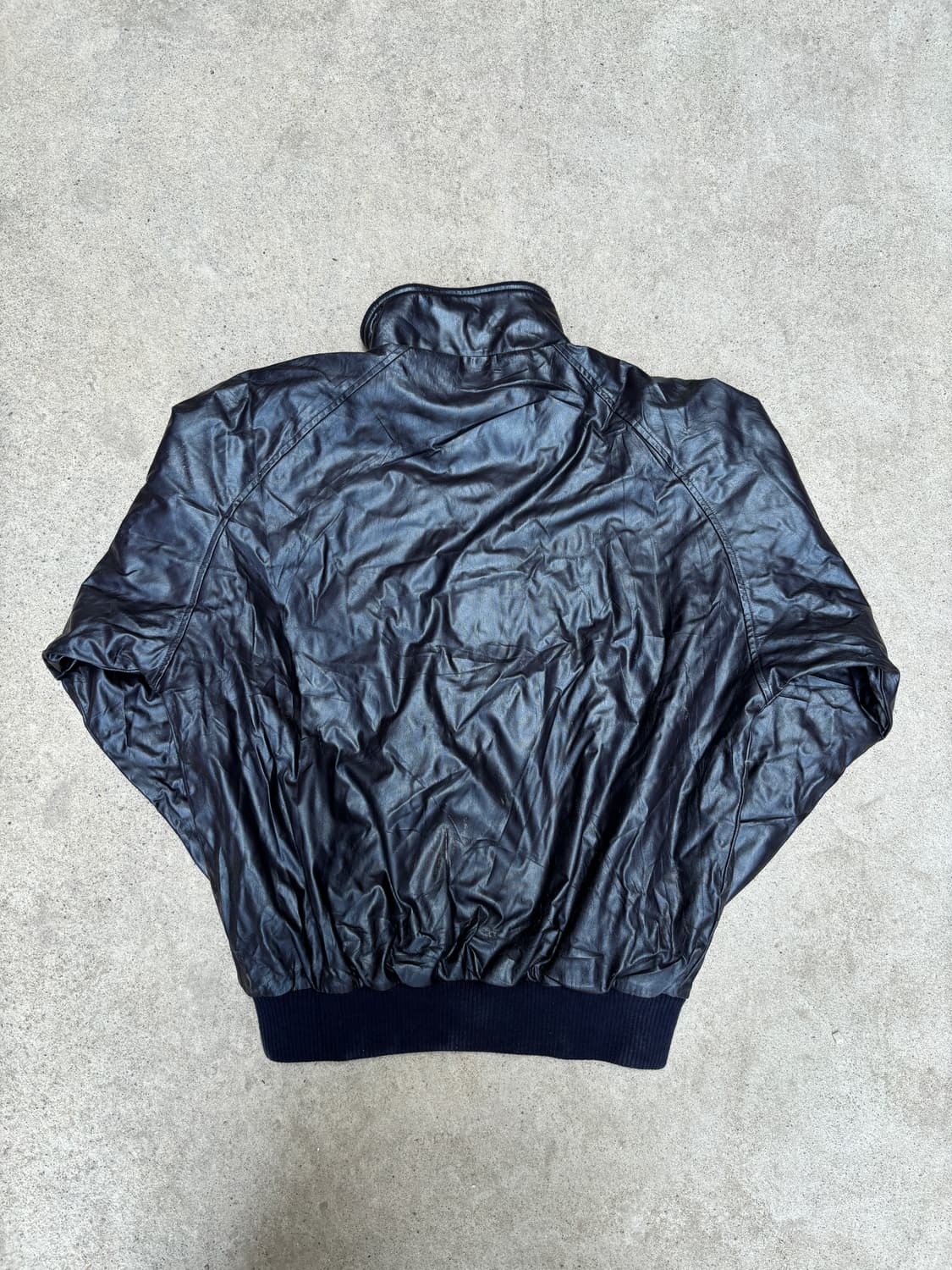 빈티지 블랙 바시티 자켓 상품이미지7