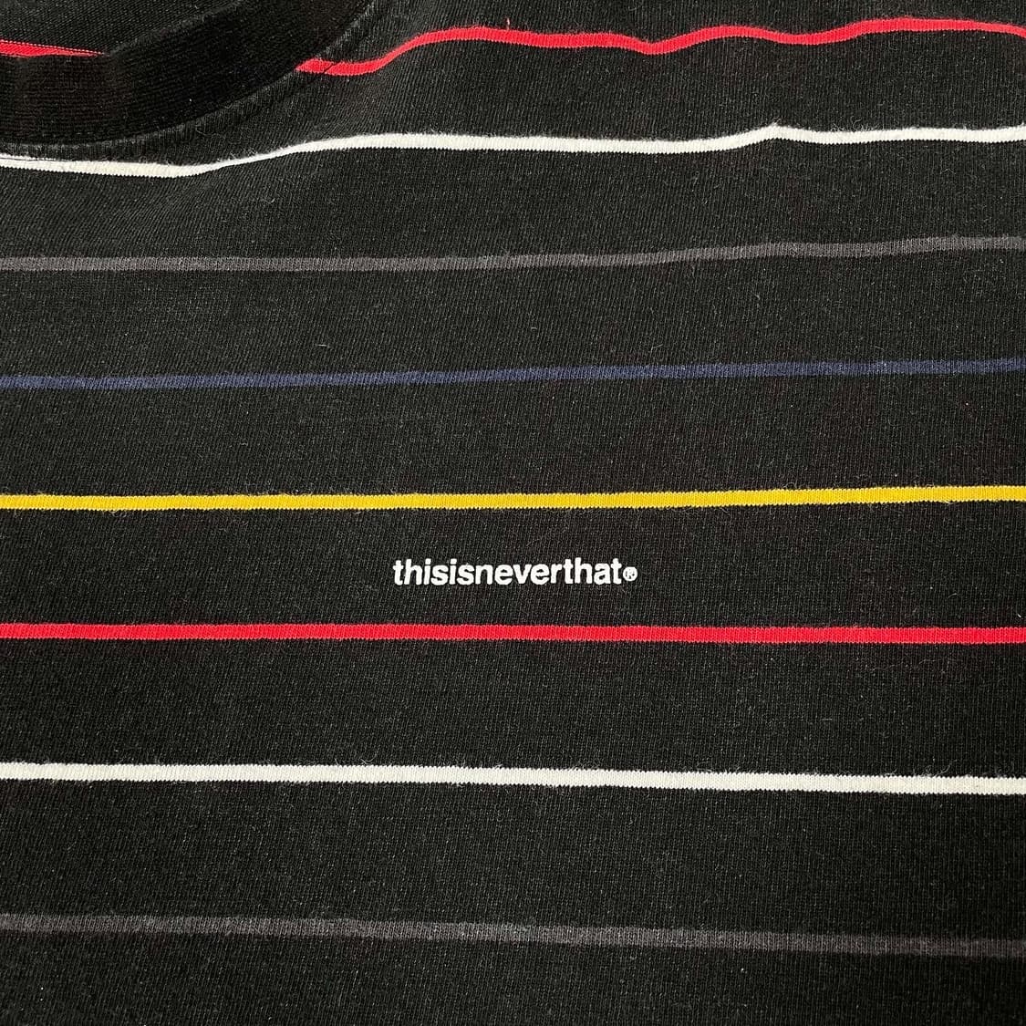 디스이즈네버댓 스트라이프 반팔티셔츠 상품이미지5