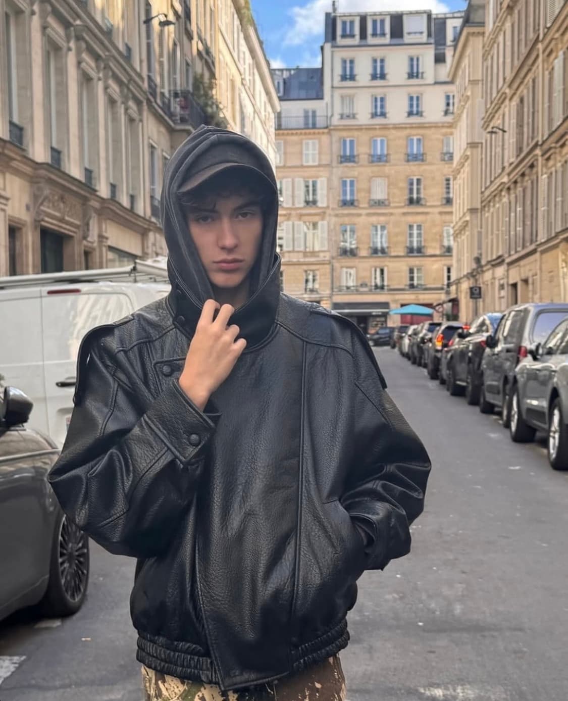 자라 레더 봄버 자켓 상품이미지6