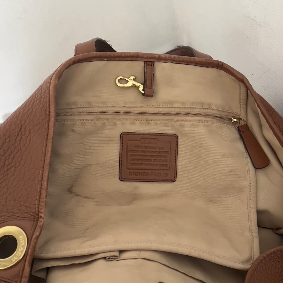 Coach leather tote bag  상품이미지3