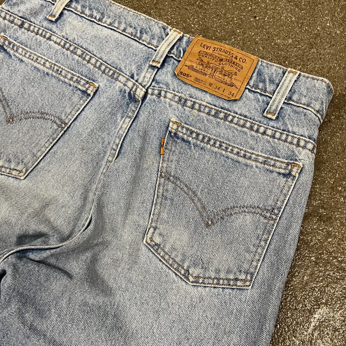 90s Levis505 데님 팬츠 (33“) 상품이미지3