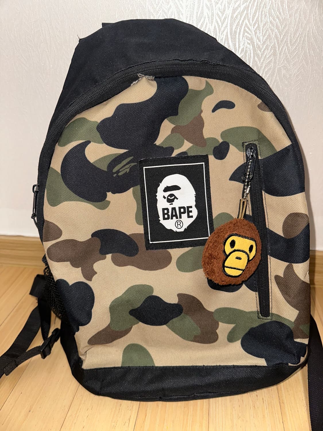 베이프 백팩 bape 마일로 키링 잡지부록 상품이미지1