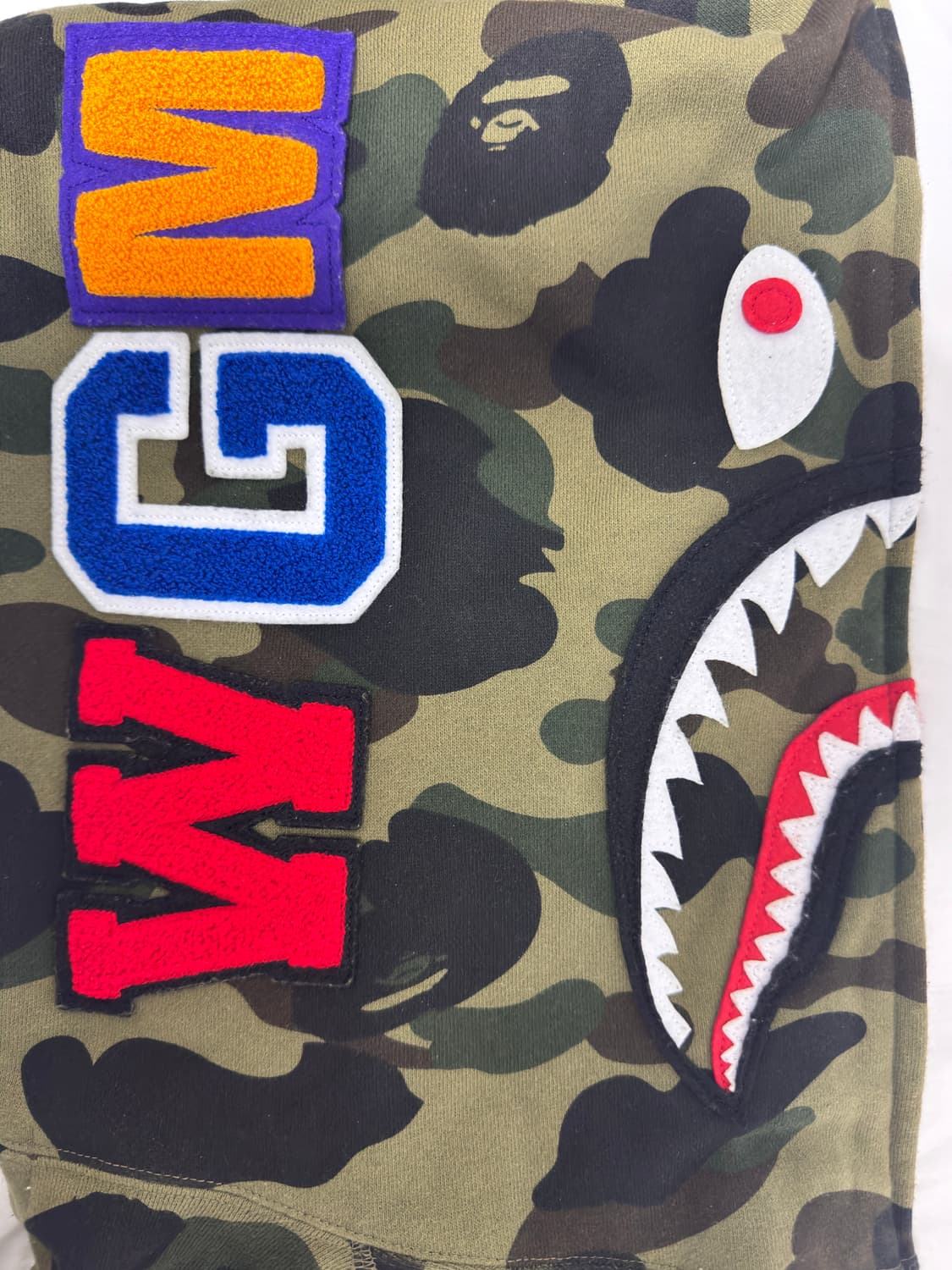 베이프 샤크후드 녹계 상품이미지3