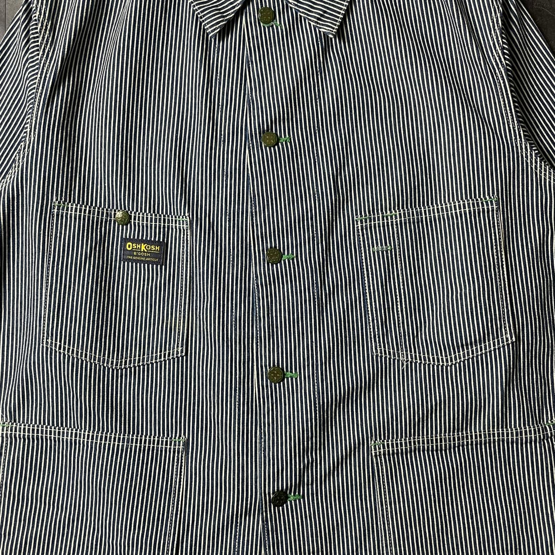 OSHKOSH 80s 오시코시 스트라이프 초어 코트 자켓A00691 상품이미지3