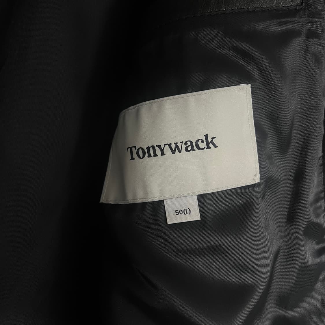 Tonywack Calf Leather Zip Blouson Jacket 상품이미지3