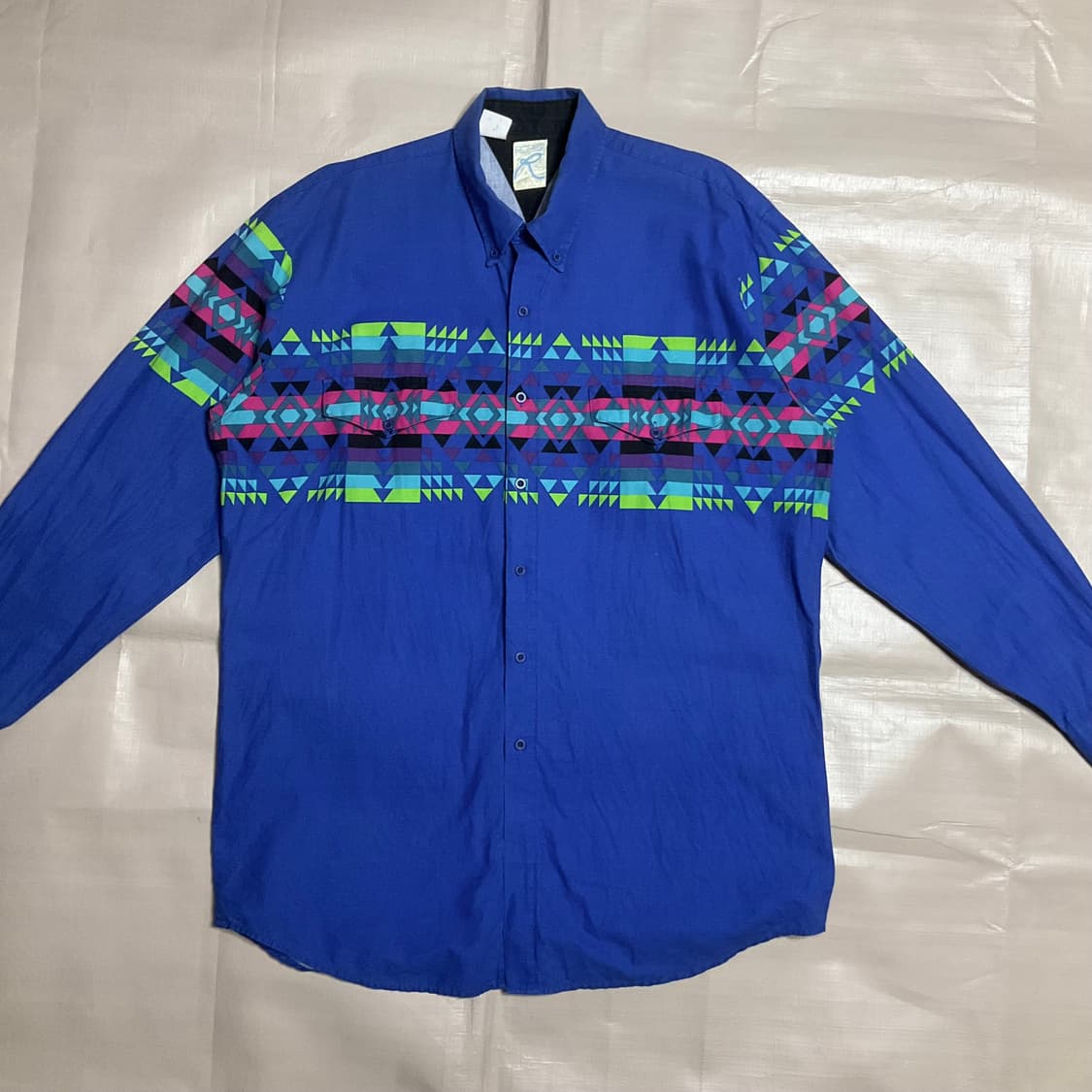 빈티지 아즈텍 패턴 셔츠 상품이미지2